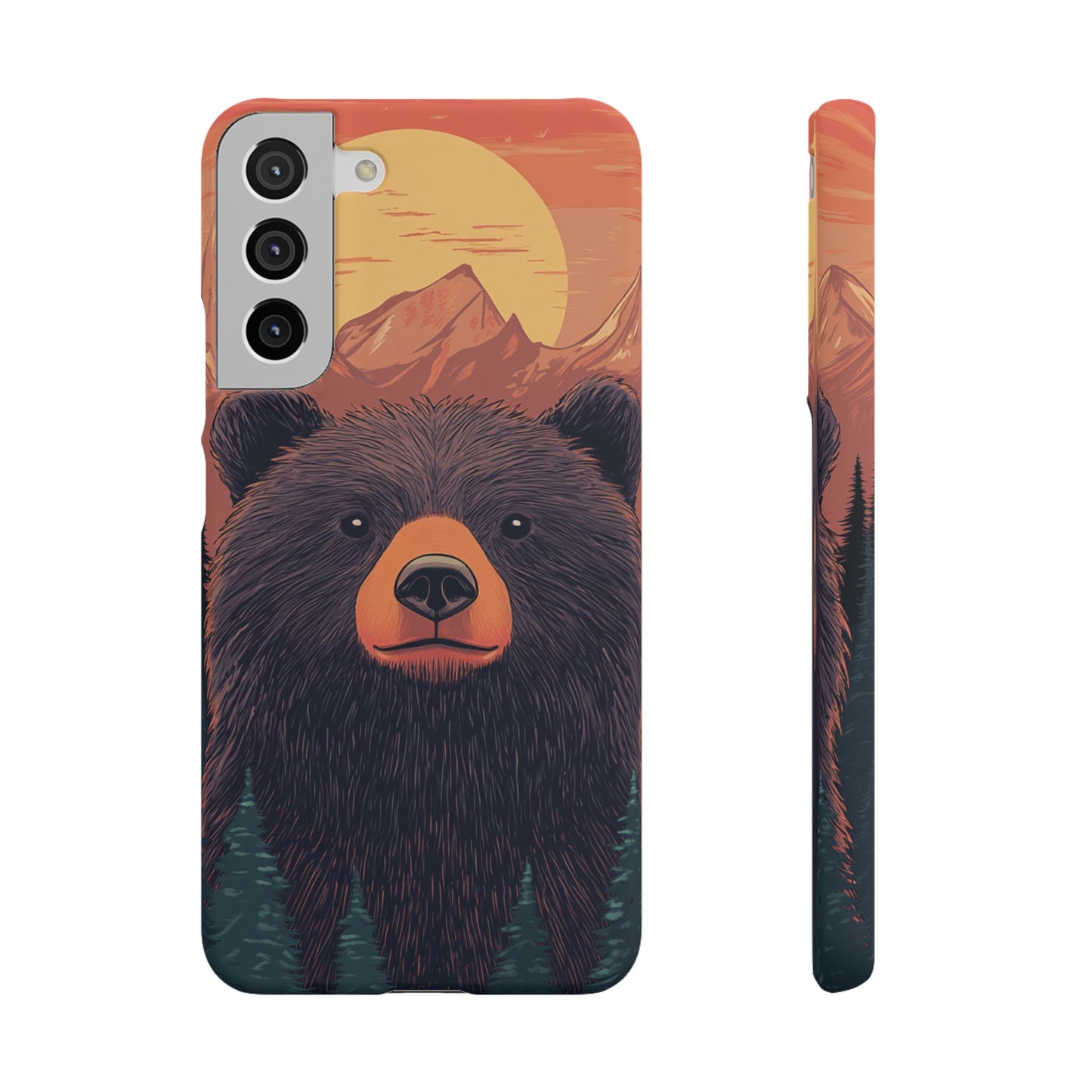 Retro Bear - Snap Case for Samsung Galaxy S24 to S22 al models