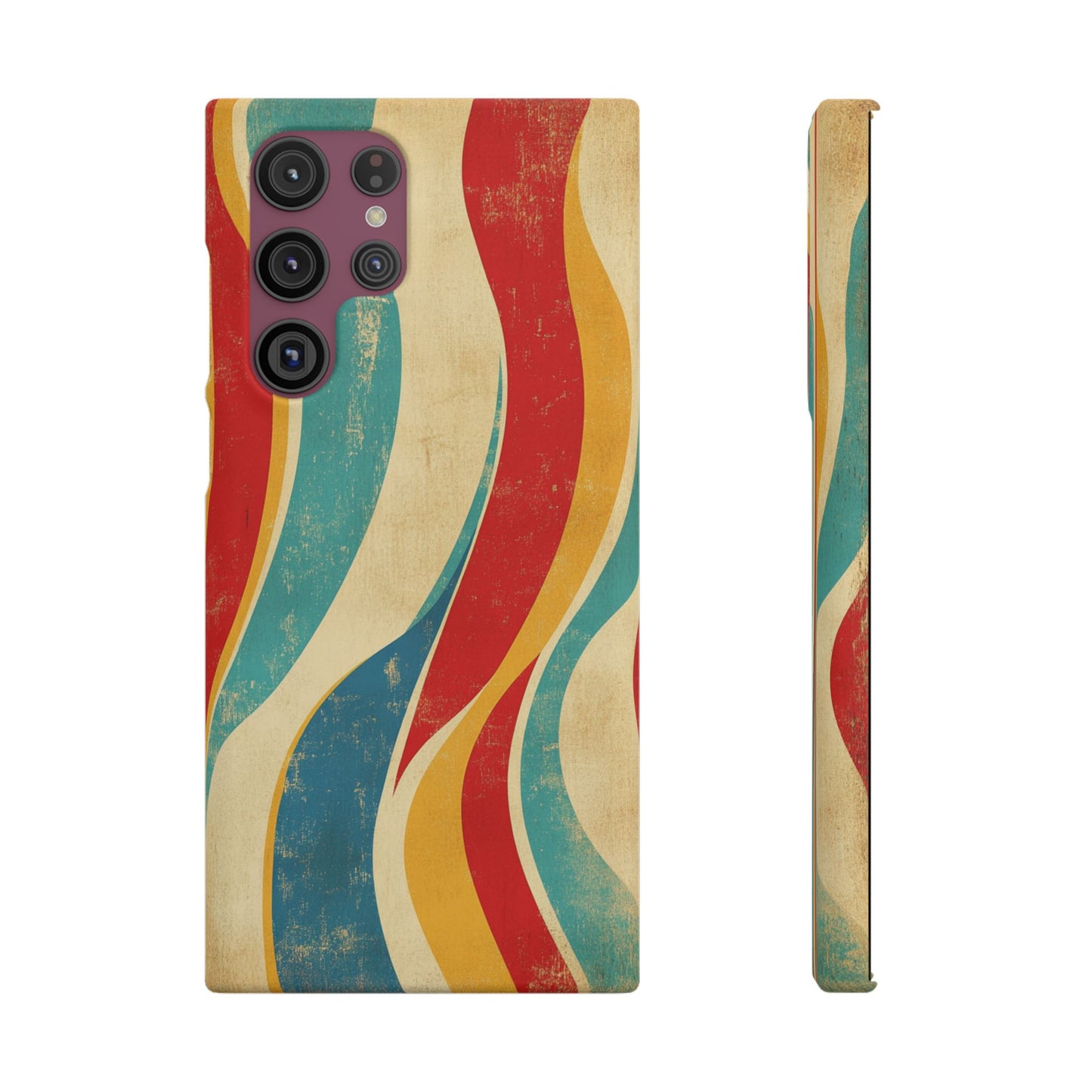 Retro Surf Board - Snap Case for Samsung Galaxy S24 to S22 al models