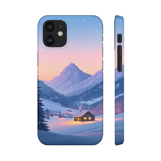 Winter Minimal - Snap Case for iPhone 16 to 12