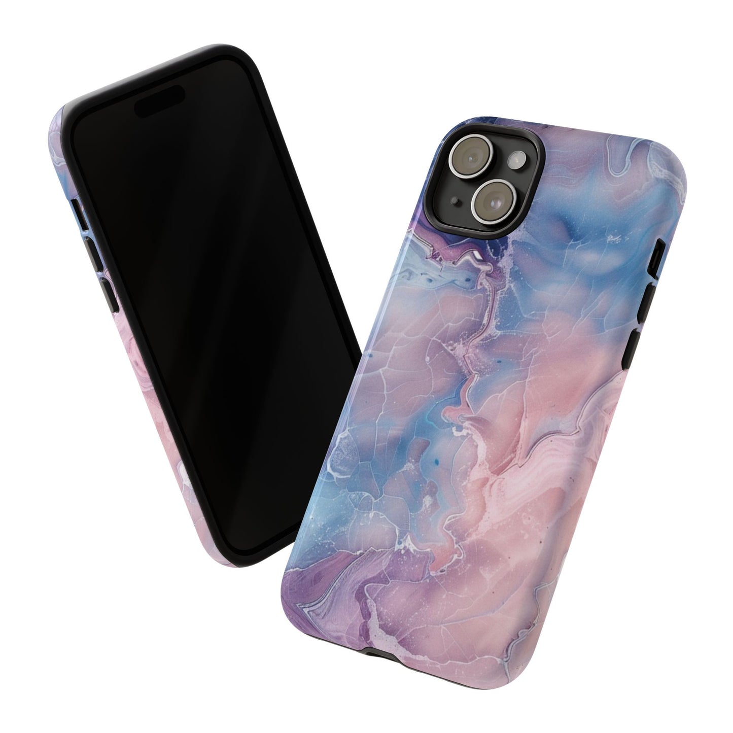 Pastel Marble - Tough Cases With Soft Lining For iPhone 16 to 14