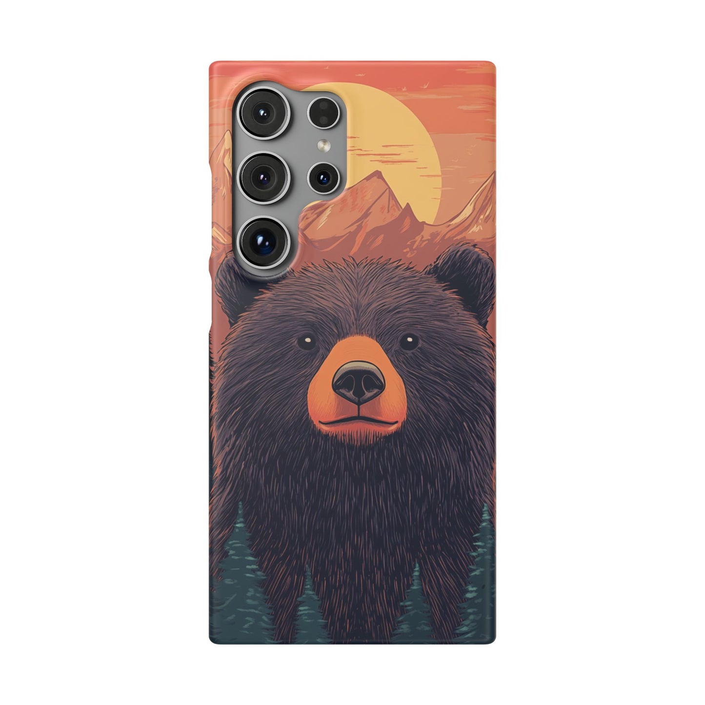 Retro Bear - Snap Case for Samsung Galaxy S24 to S22 al models