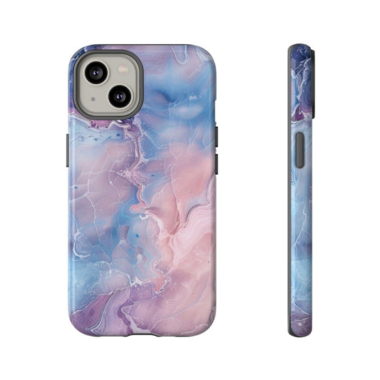 Pastel Marble - Tough Cases With Soft Lining For iPhone 16 to 14