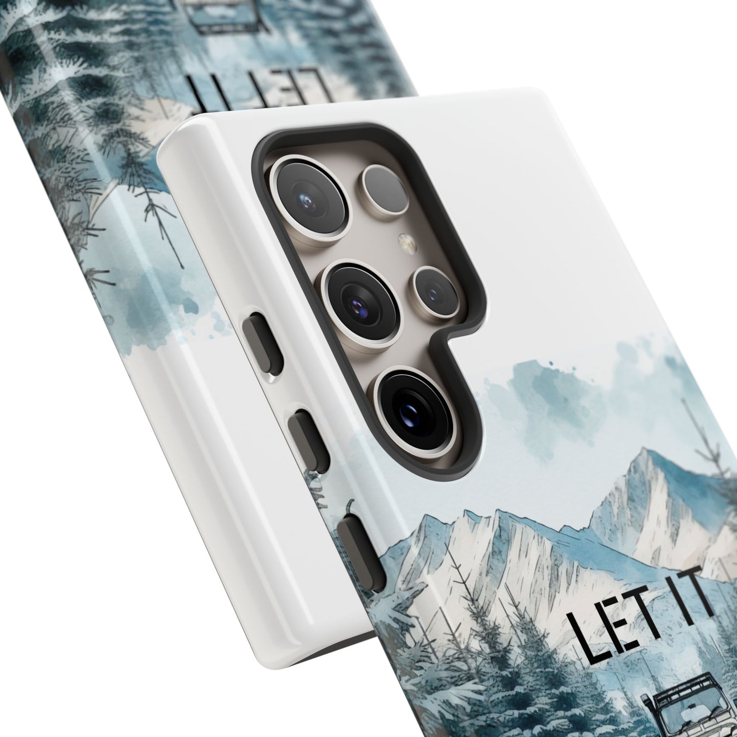 Let it SNOW! for HIM - Dual Layer Case, soft case hard shell for Samsung Galaxy S24/23/22/21