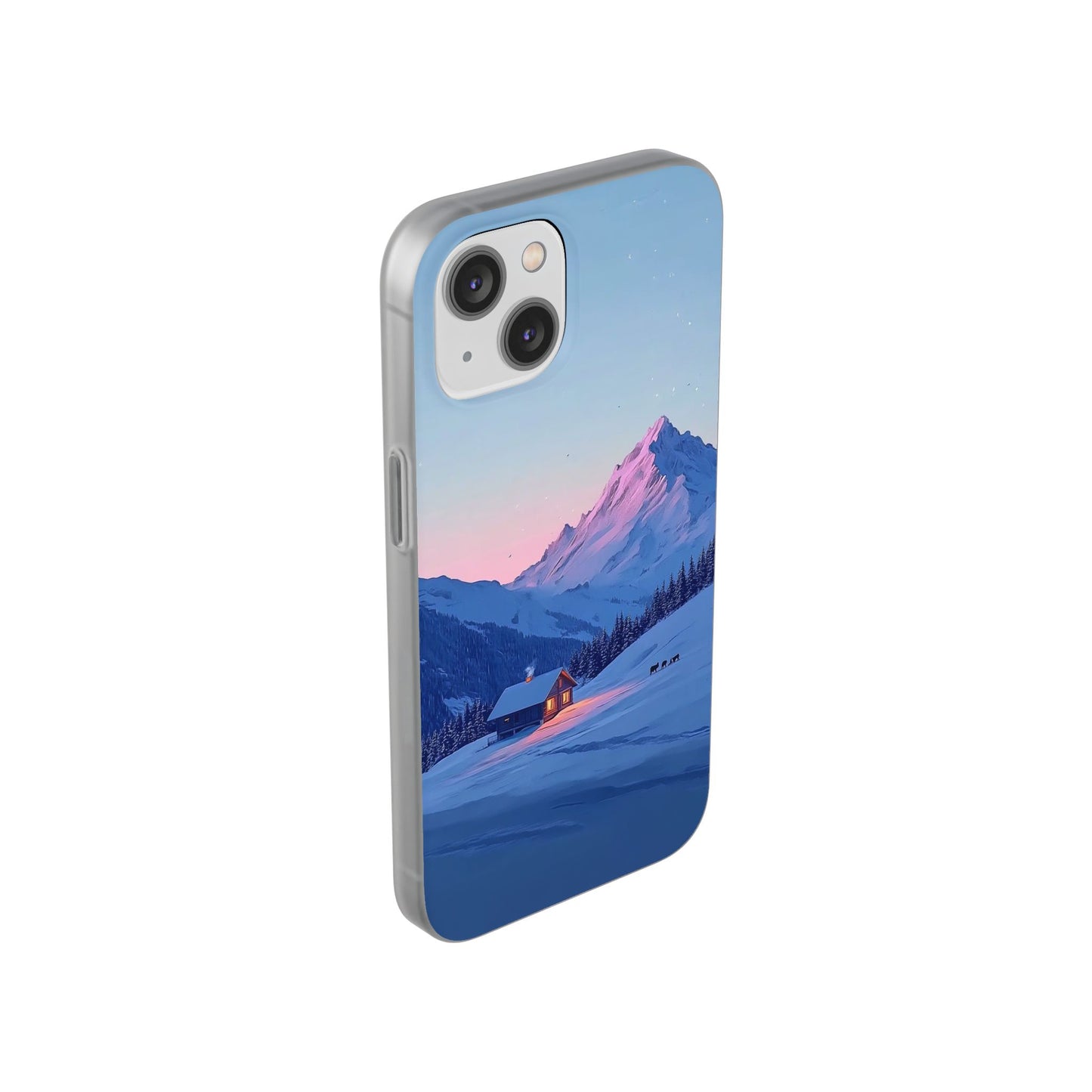 Winter Evening Minimal Vibe - Flexi Case For iphone 16, iphone 15, iphone 14, all models