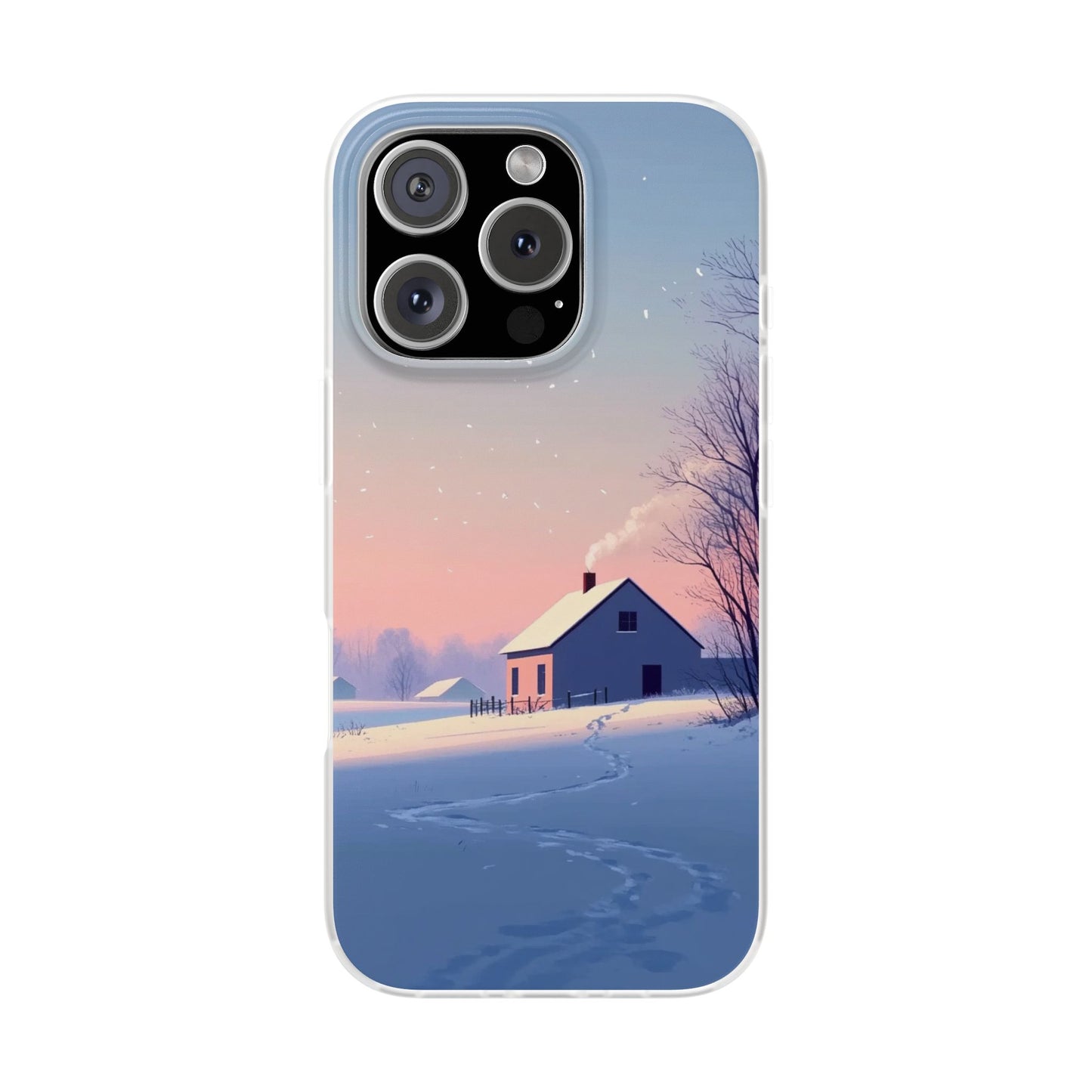 Winter Evening Minimal Vibe var4 - Flexi Case For iphone 16, iphone 15, iphone 14, all models