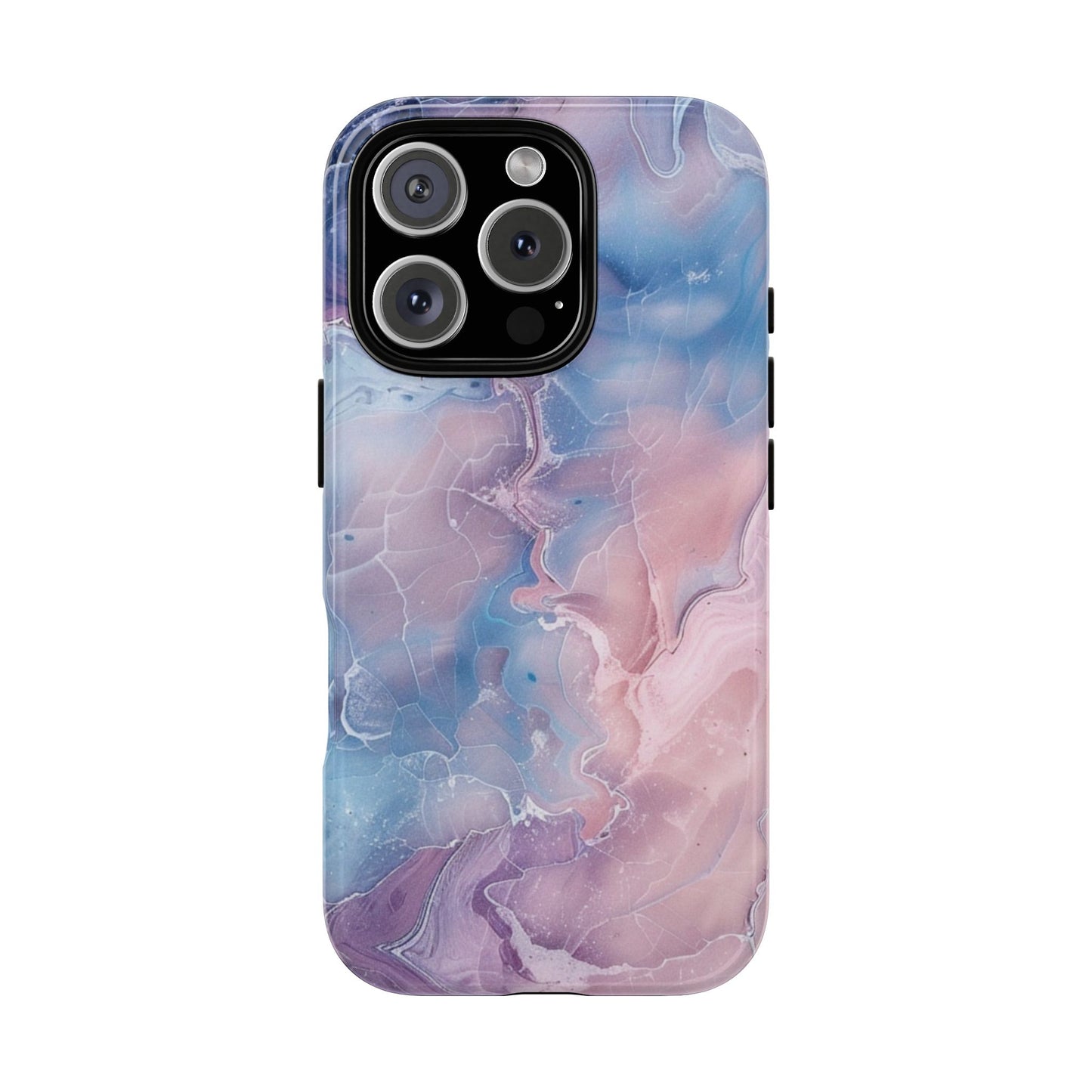 Pastel Marble - Tough Cases With Soft Lining For iPhone 16 to 14