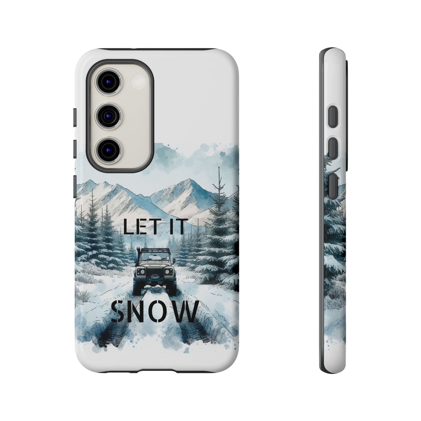 Let it SNOW! for HIM - Dual Layer Case, soft case hard shell for Samsung Galaxy S24/23/22/21