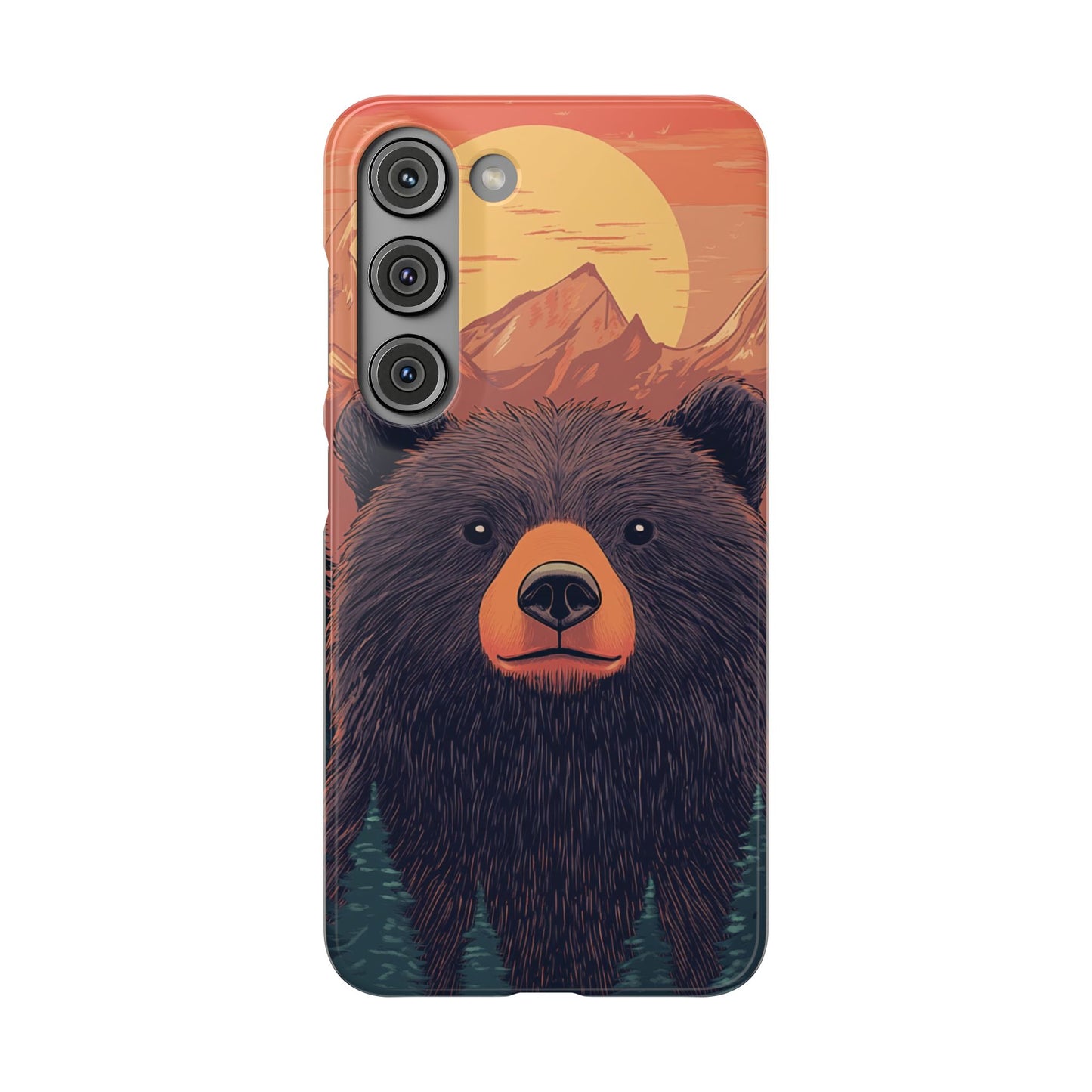 Retro Bear - Snap Case for Samsung Galaxy S24 to S22 al models