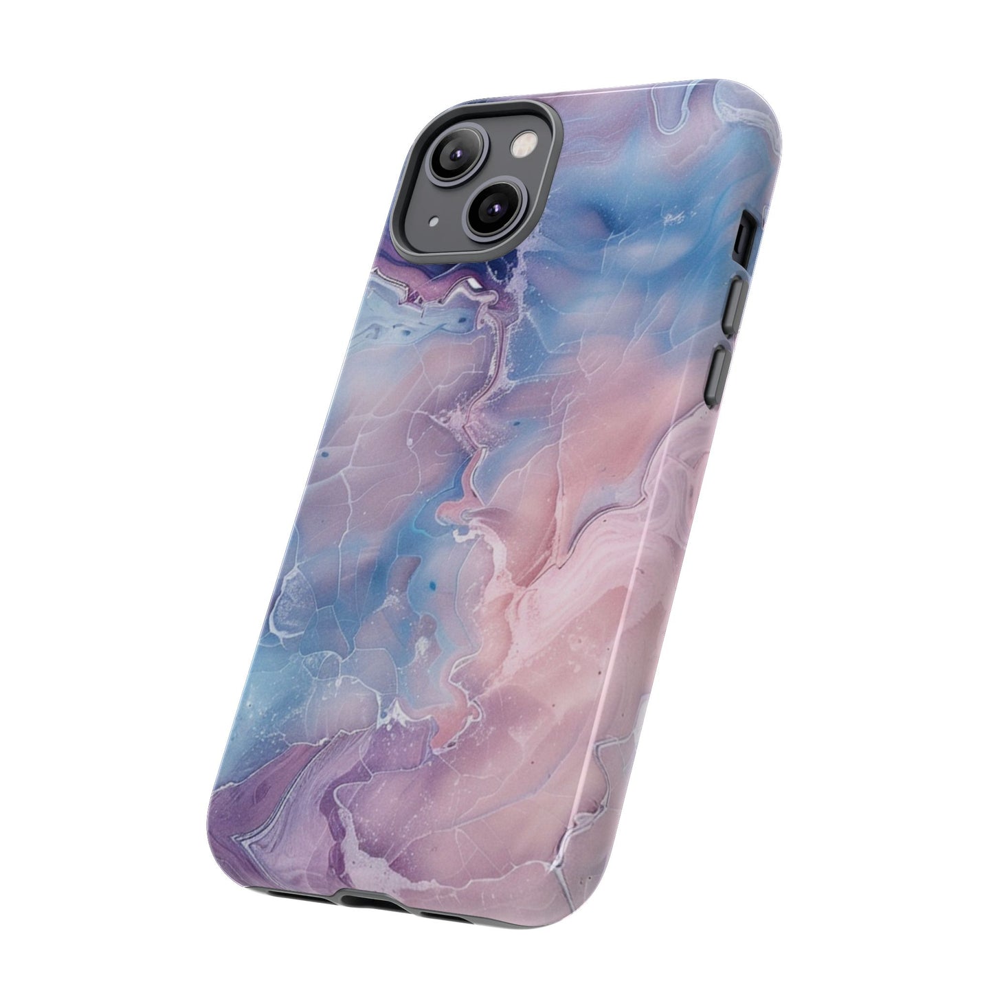 Pastel Marble - Tough Cases With Soft Lining For iPhone 16 to 14