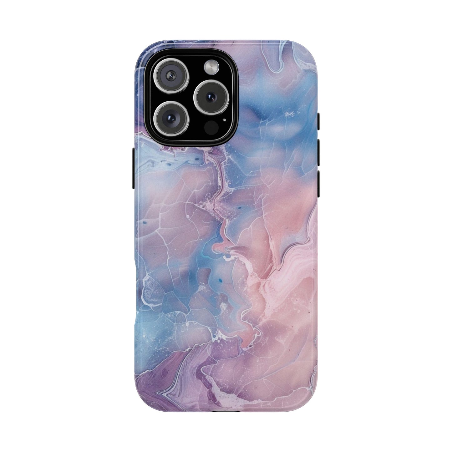 Pastel Marble - Tough Cases With Soft Lining For iPhone 16 to 14