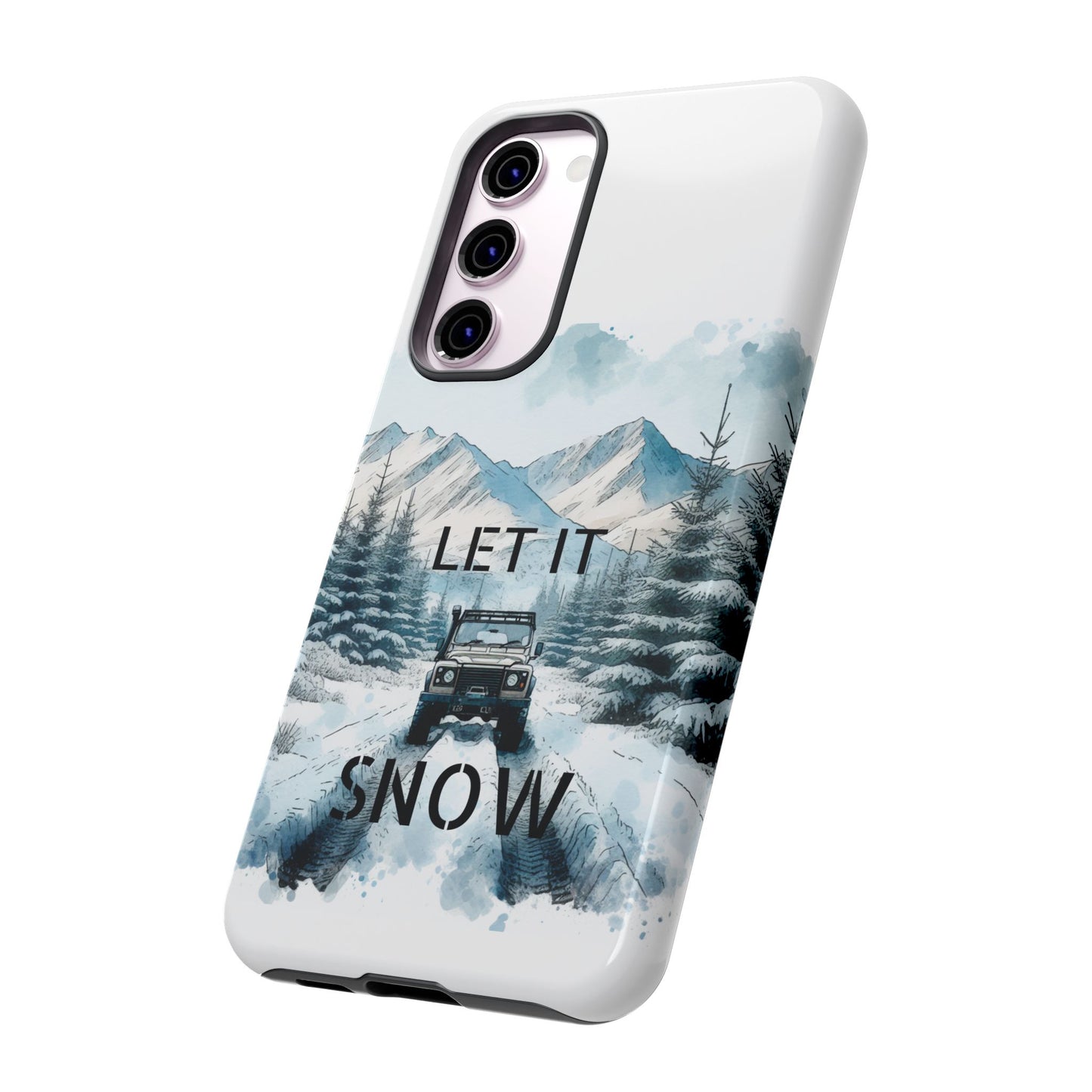 Let it SNOW! for HIM - Dual Layer Case, soft case hard shell for Samsung Galaxy S24/23/22/21