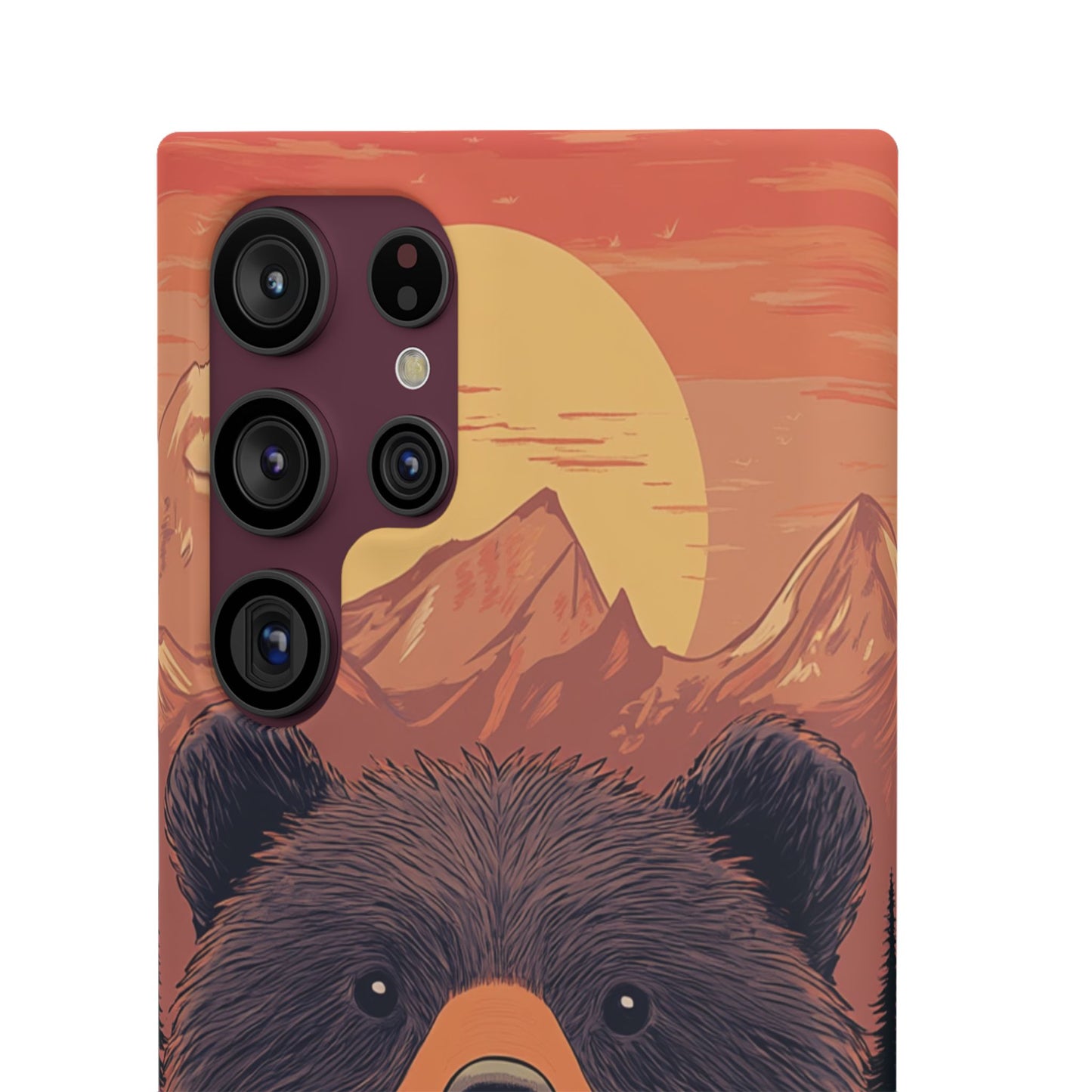 Retro Bear - Snap Case for Samsung Galaxy S24 to S22 al models