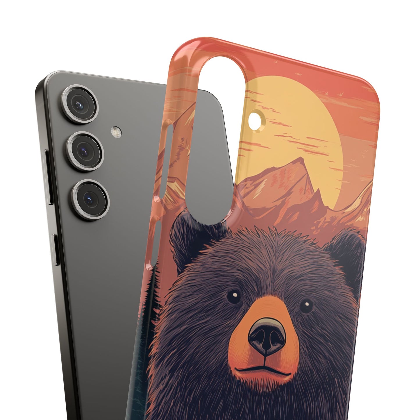 Retro Bear - Snap Case for Samsung Galaxy S24 to S22 al models