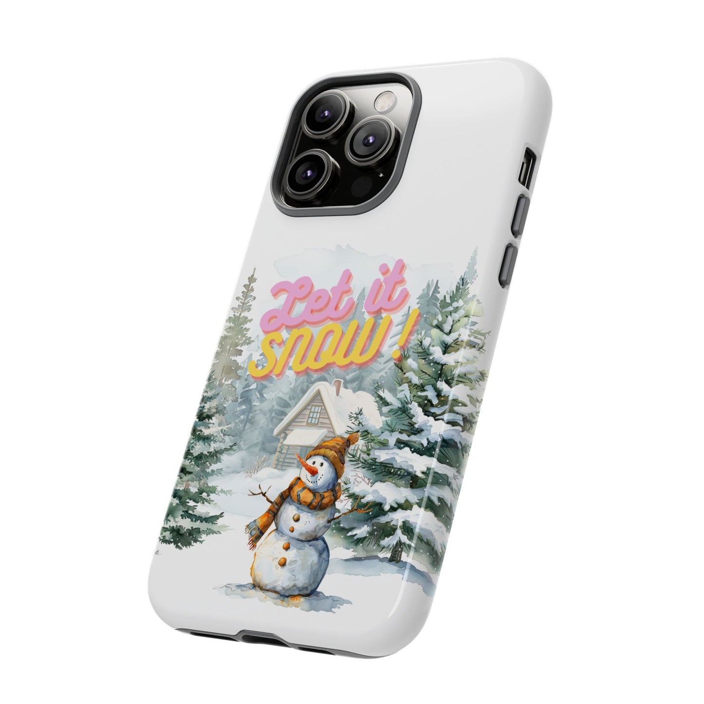 Let it SNOW! for HER - Dual Layer Case, soft case hard shell for iPhone 16/15/14/13