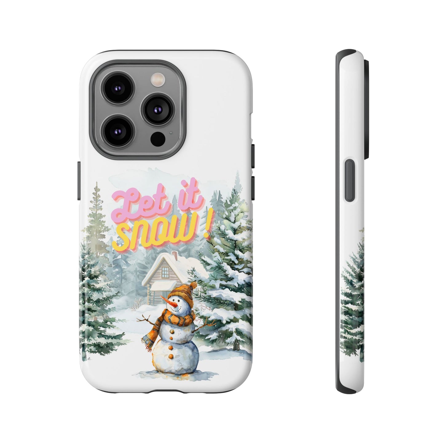 Let it SNOW! for HER - Dual Layer Case, soft case hard shell for iPhone 16/15/14/13