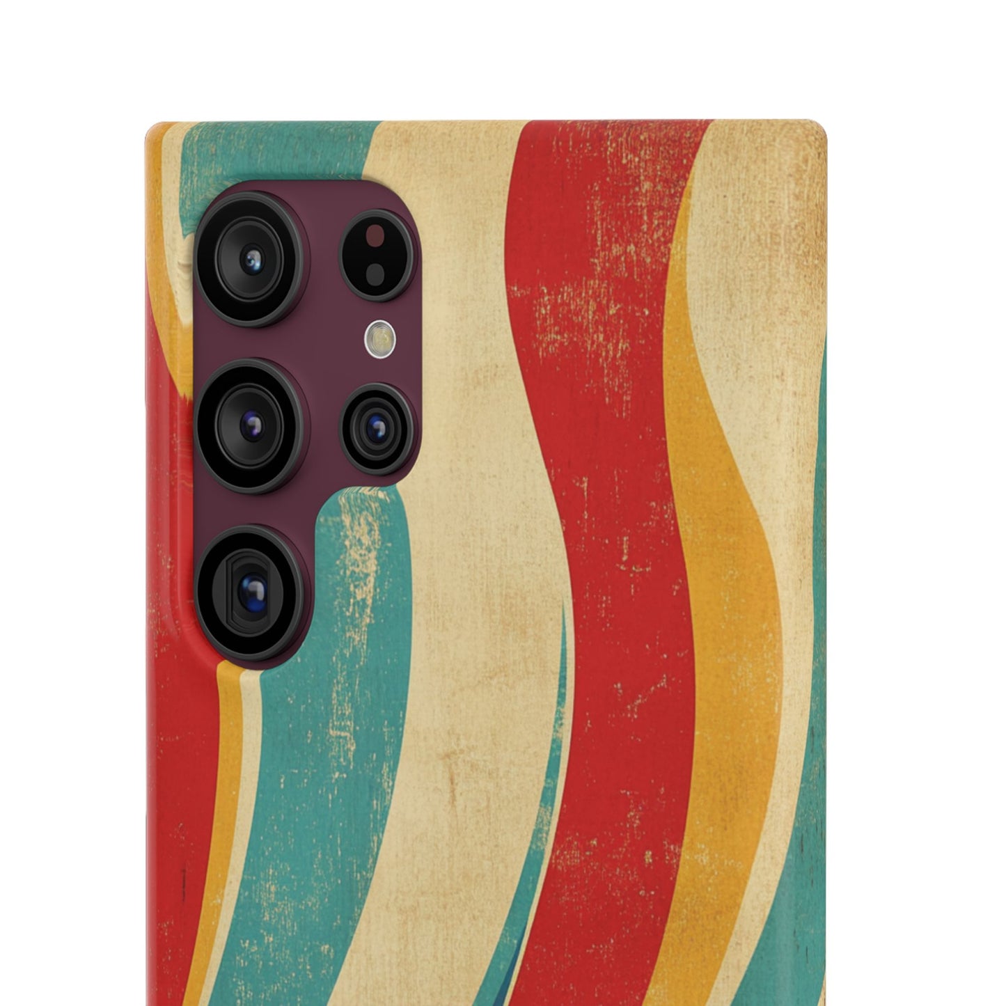 Retro Surf Board - Snap Case for Samsung Galaxy S24 to S22 al models