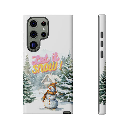 Let it SNOW! for HER - Dual Layer Case, soft case hard shell for Samsung Galaxy S24/23/22/21