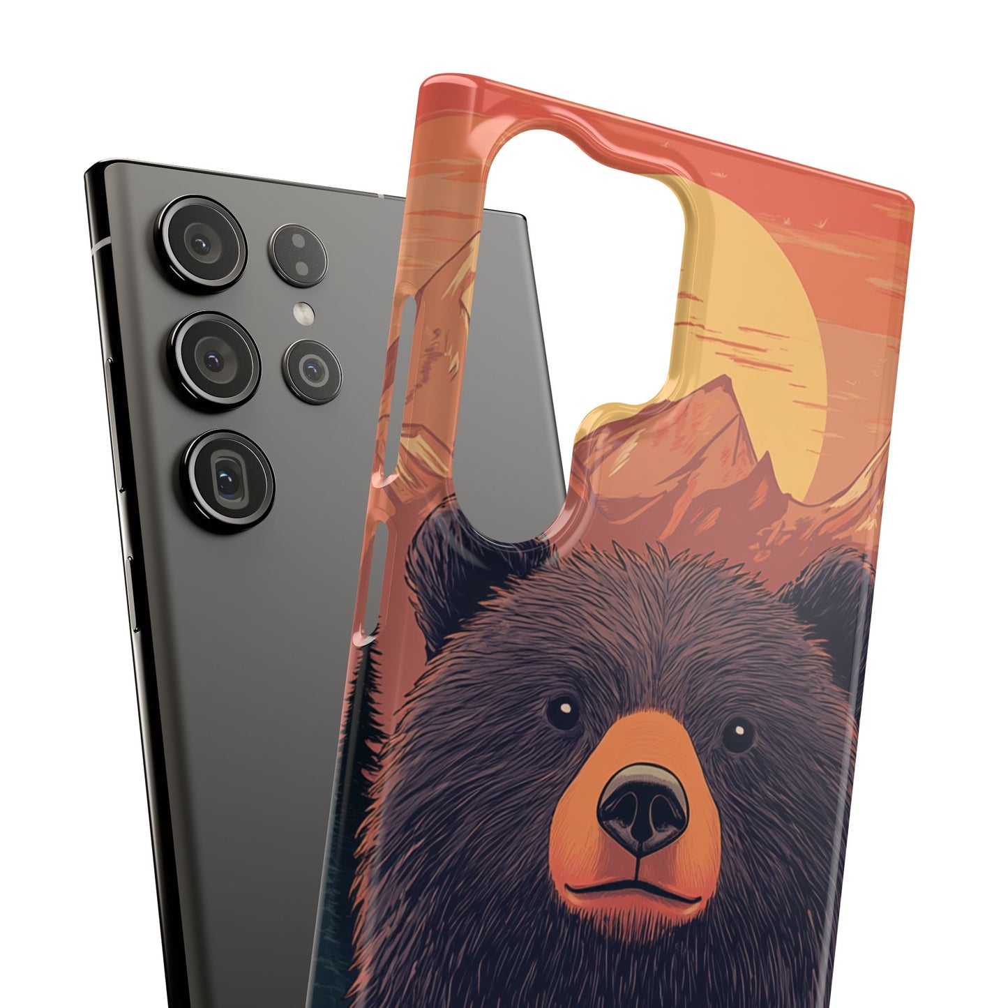 Retro Bear - Snap Case for Samsung Galaxy S24 to S22 al models