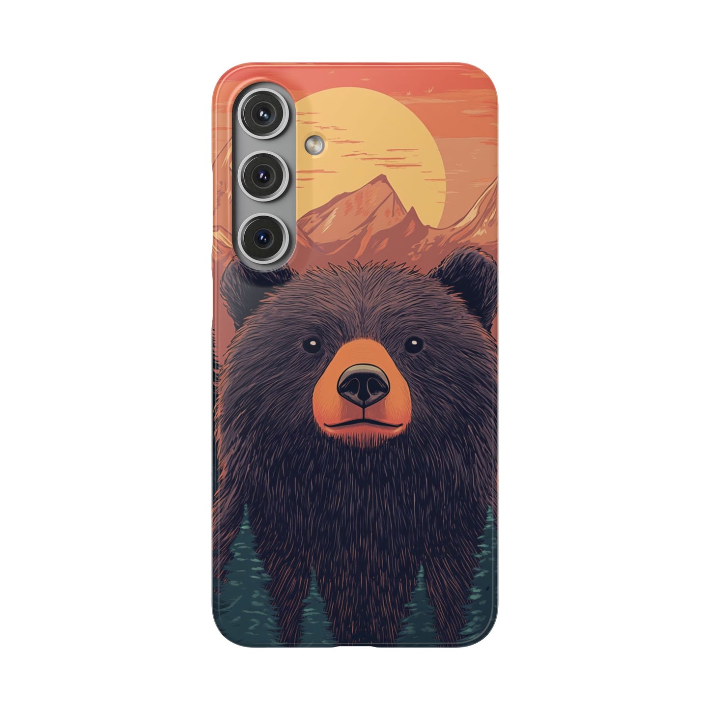 Retro Bear - Snap Case for Samsung Galaxy S24 to S22 al models