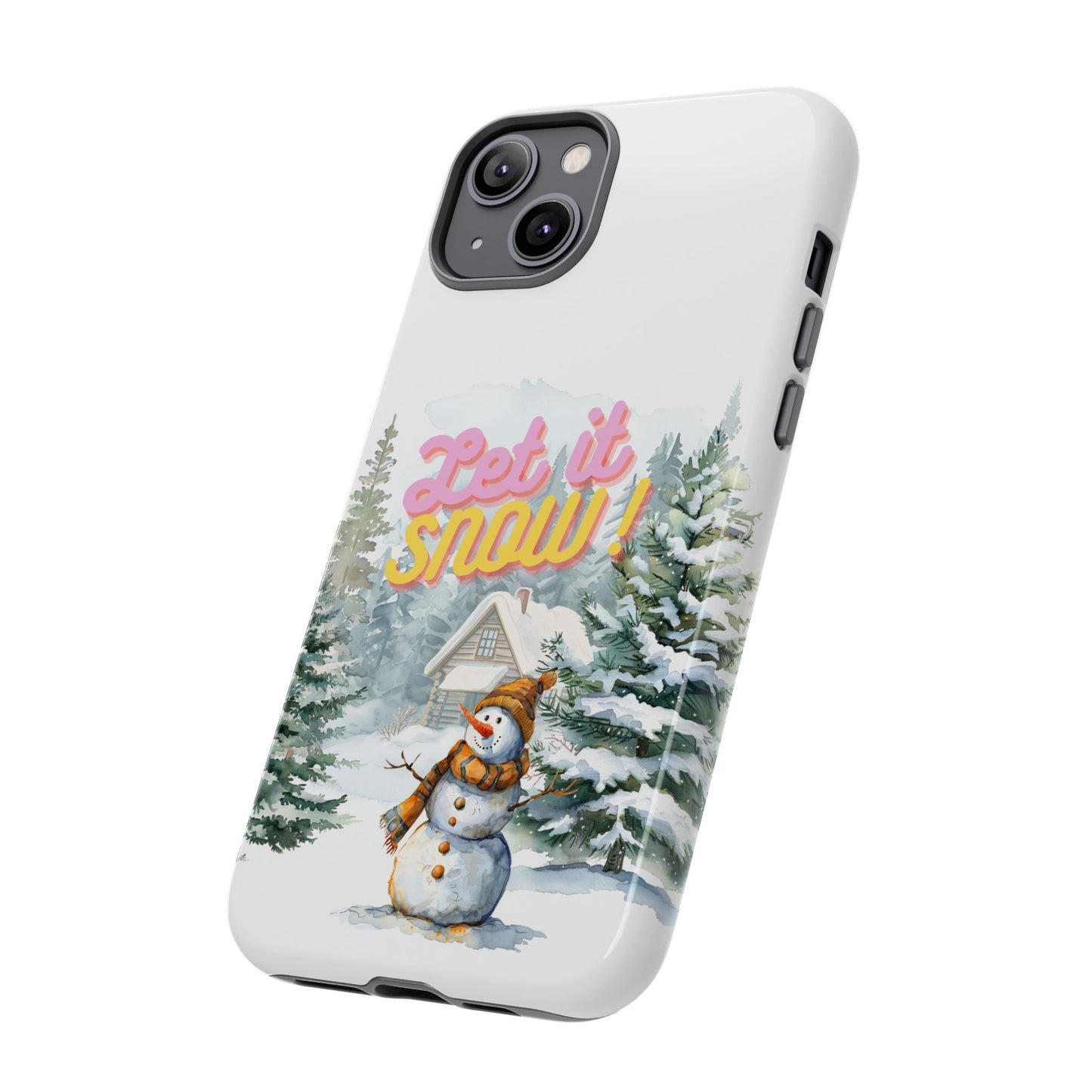 Let it SNOW! for HER - Dual Layer Case, soft case hard shell for iPhone 16/15/14/13