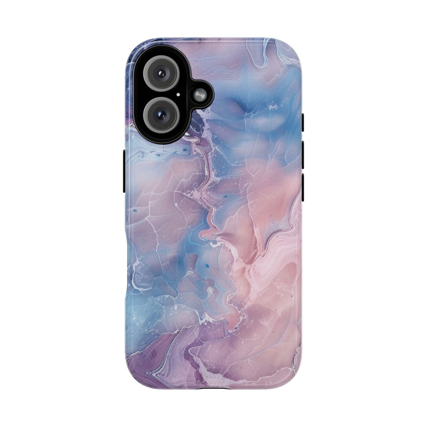 Pastel Marble - Tough Cases With Soft Lining For iPhone 16 to 14