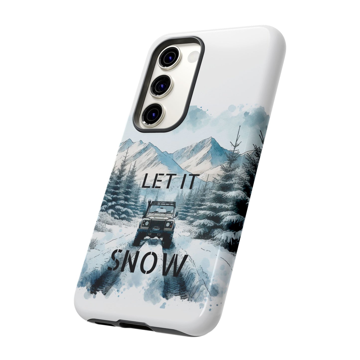 Let it SNOW! for HIM - Dual Layer Case, soft case hard shell for Samsung Galaxy S24/23/22/21