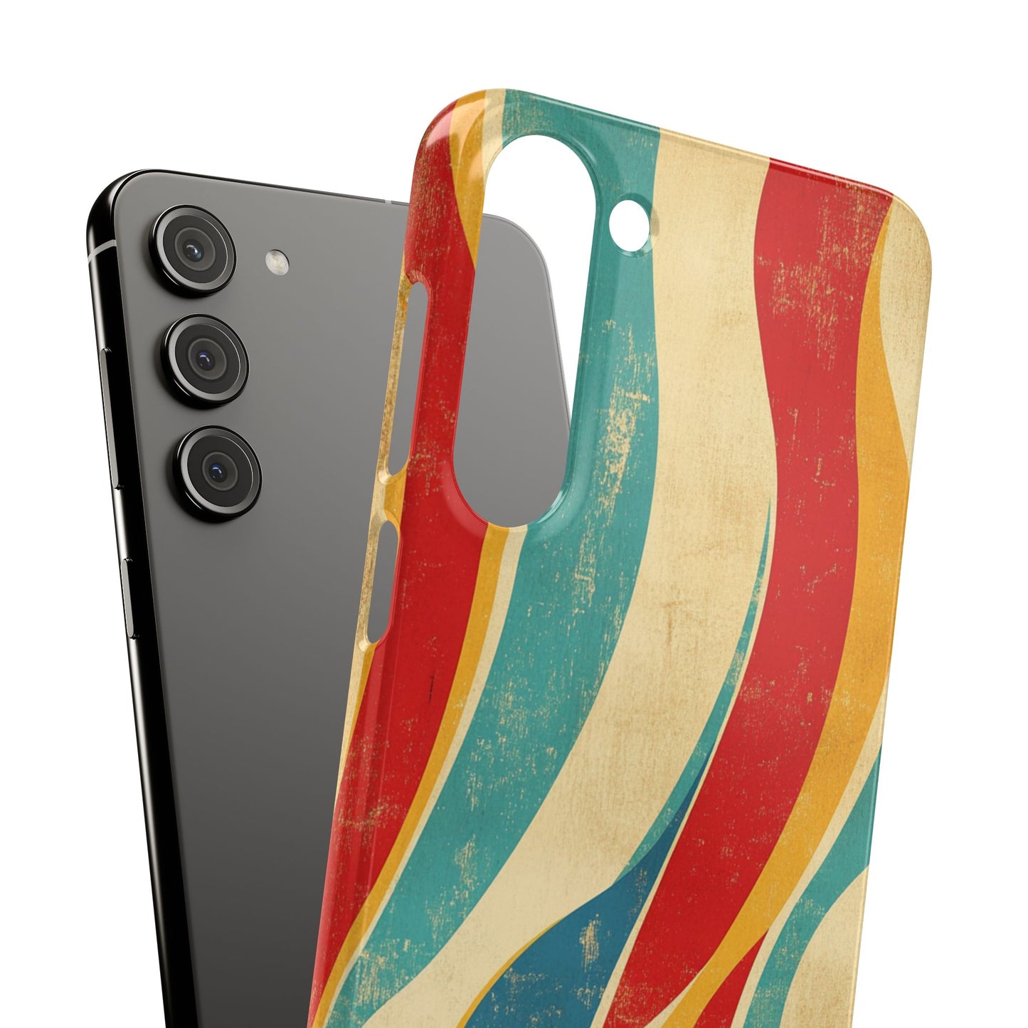 Retro Surf Board - Snap Case for Samsung Galaxy S24 to S22 al models