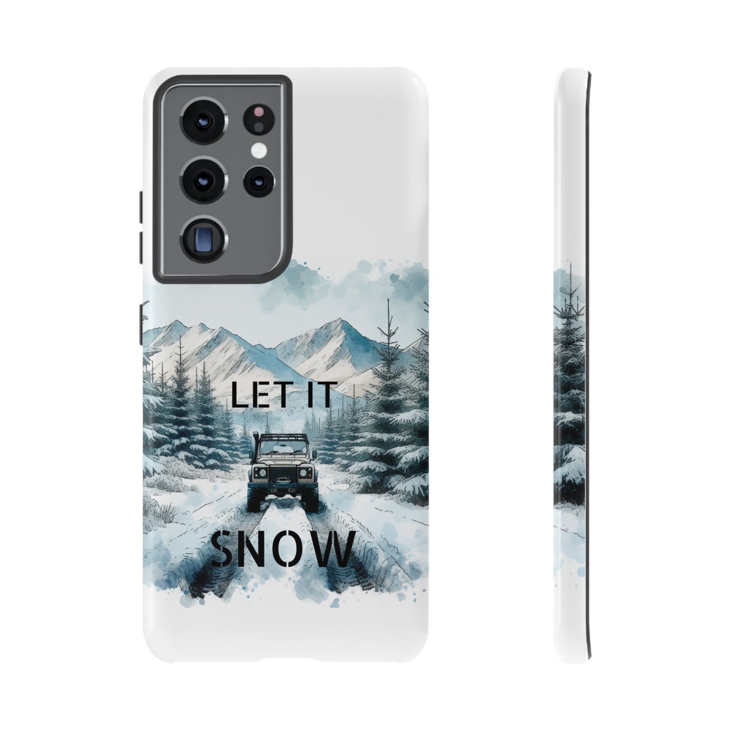 Let it SNOW! for HIM - Dual Layer Case, soft case hard shell for Samsung Galaxy S24/23/22/21