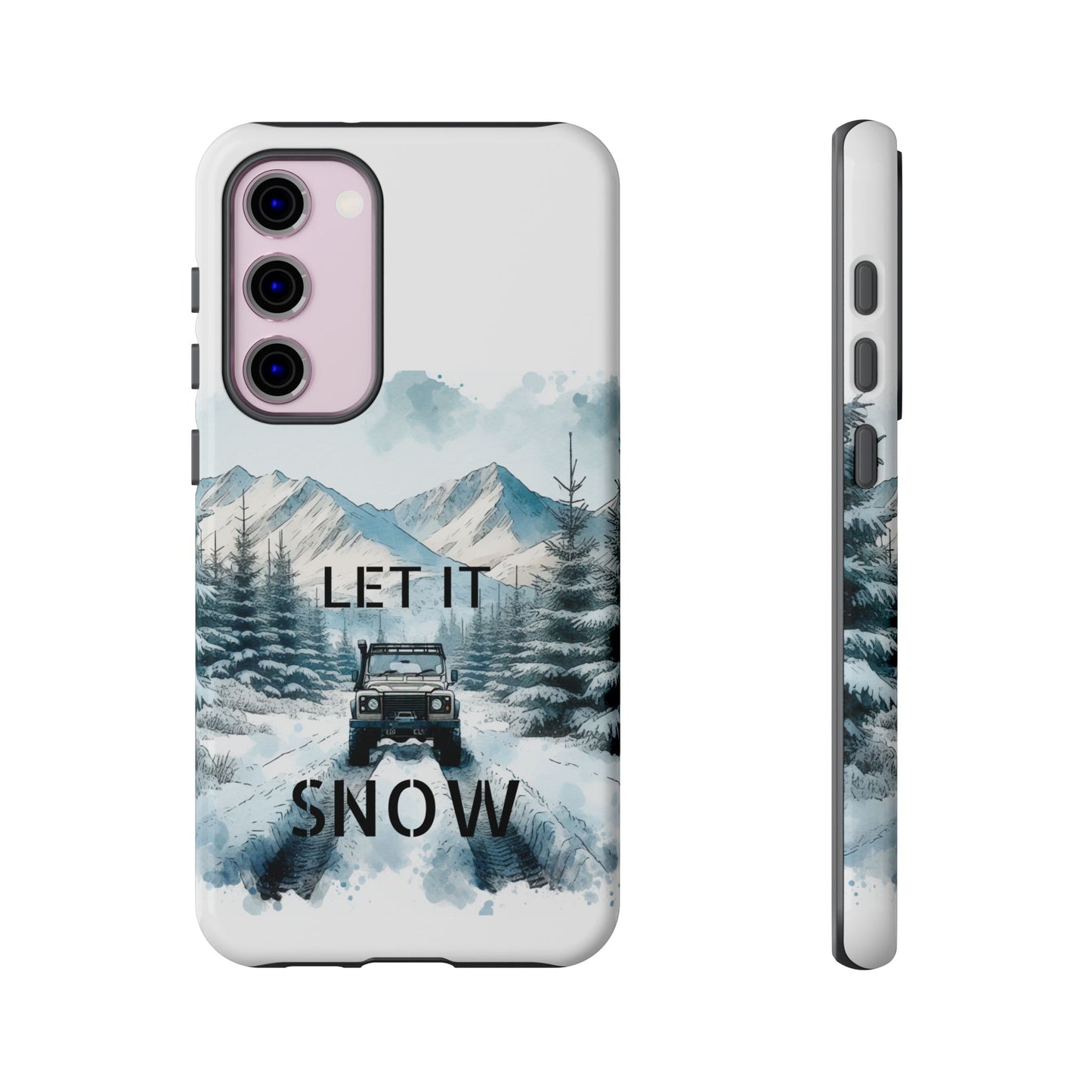 Let it SNOW! for HIM - Dual Layer Case, soft case hard shell for Samsung Galaxy S24/23/22/21