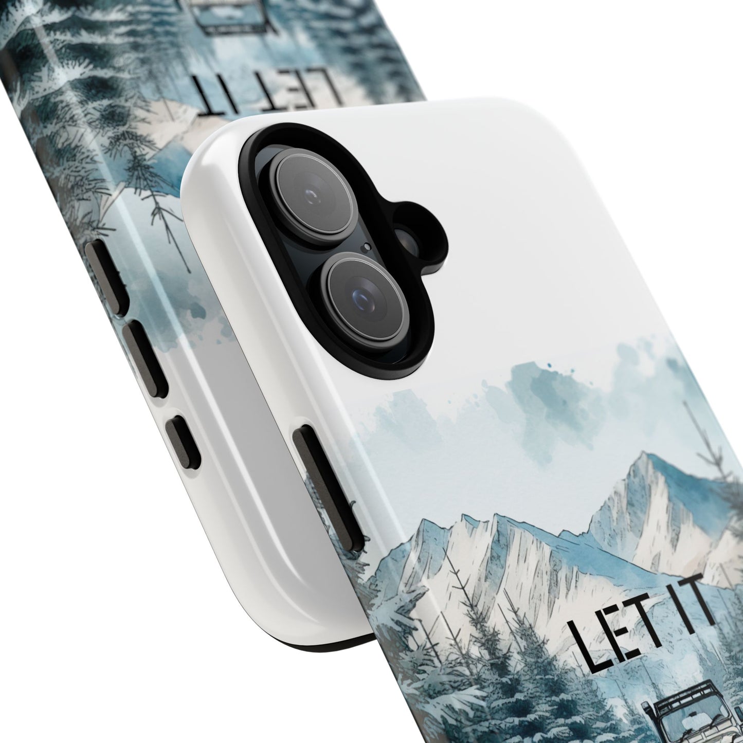 Let it SNOW! for HIM - Dual Layer Case, soft case hard shell for iPhone 16/15/14/13