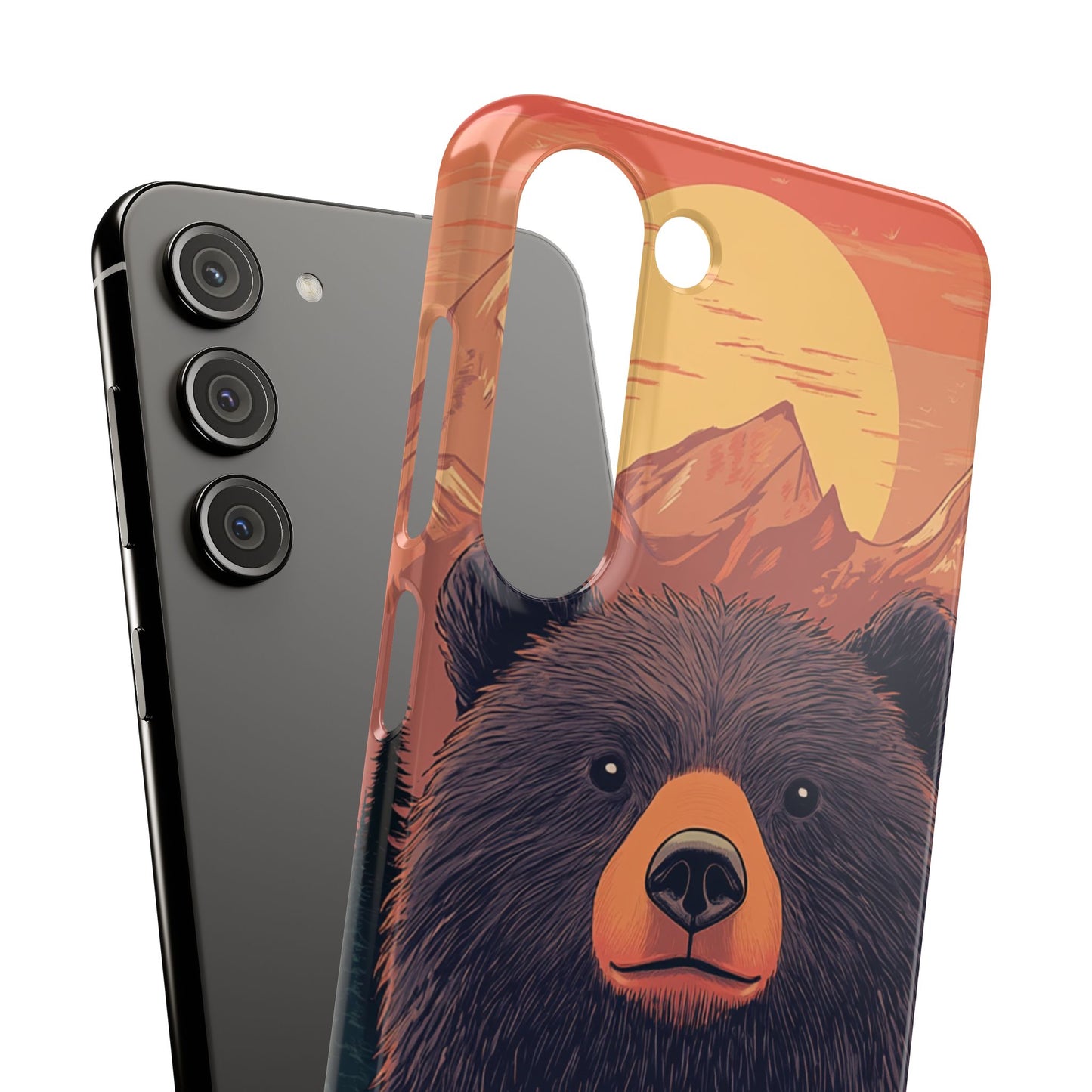 Retro Bear - Snap Case for Samsung Galaxy S24 to S22 al models