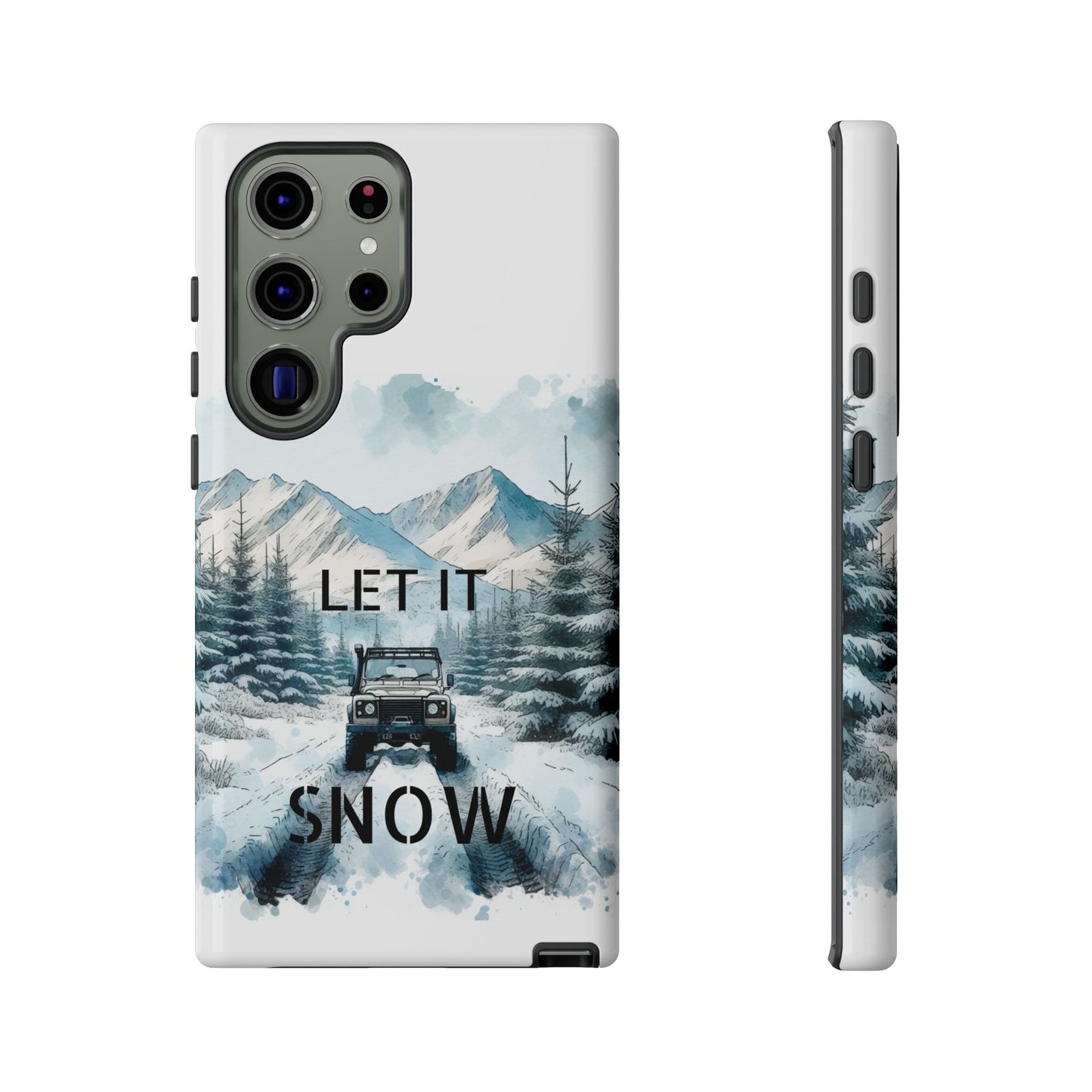 Let it SNOW! for HIM - Dual Layer Case, soft case hard shell for Samsung Galaxy S24/23/22/21