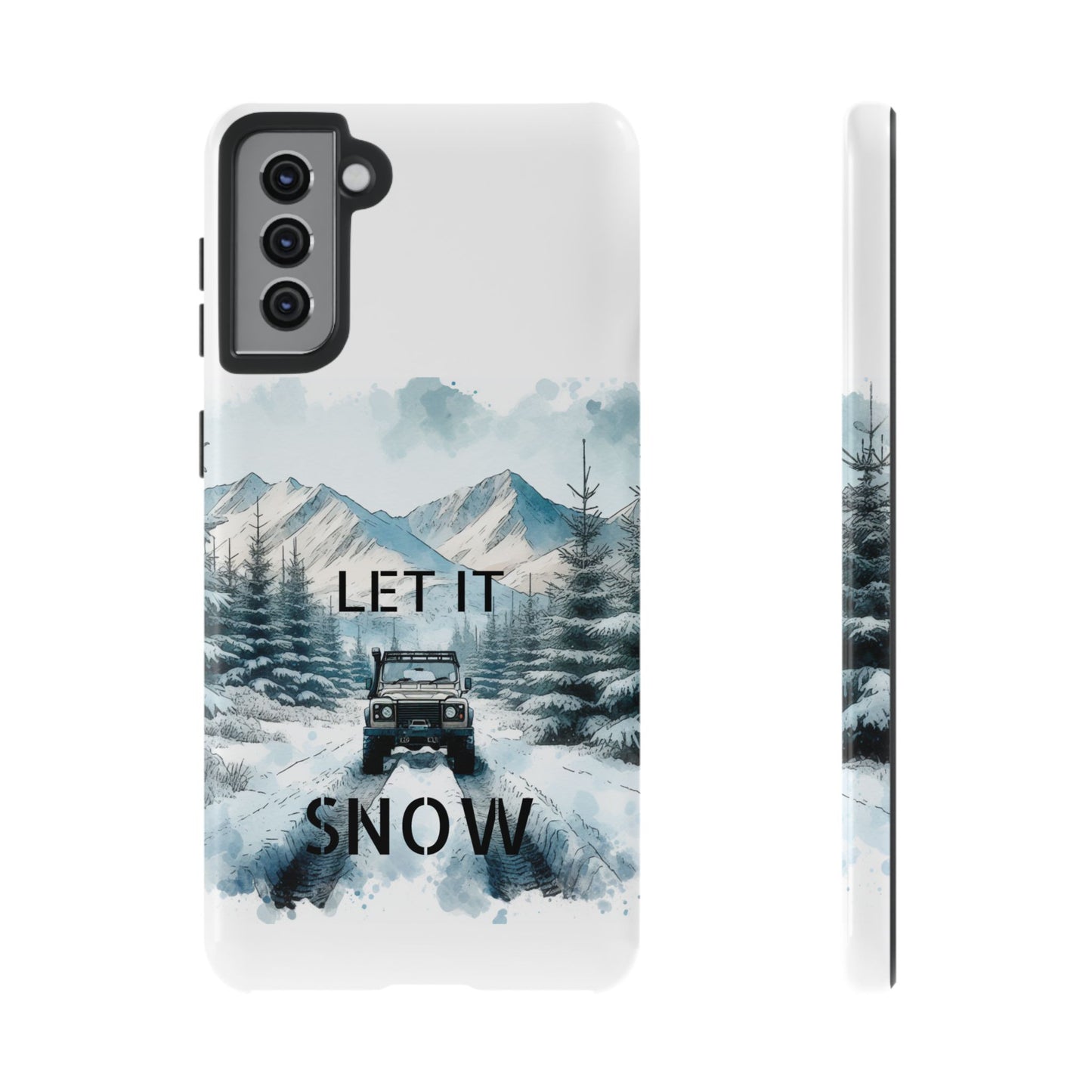 Let it SNOW! for HIM - Dual Layer Case, soft case hard shell for Samsung Galaxy S24/23/22/21