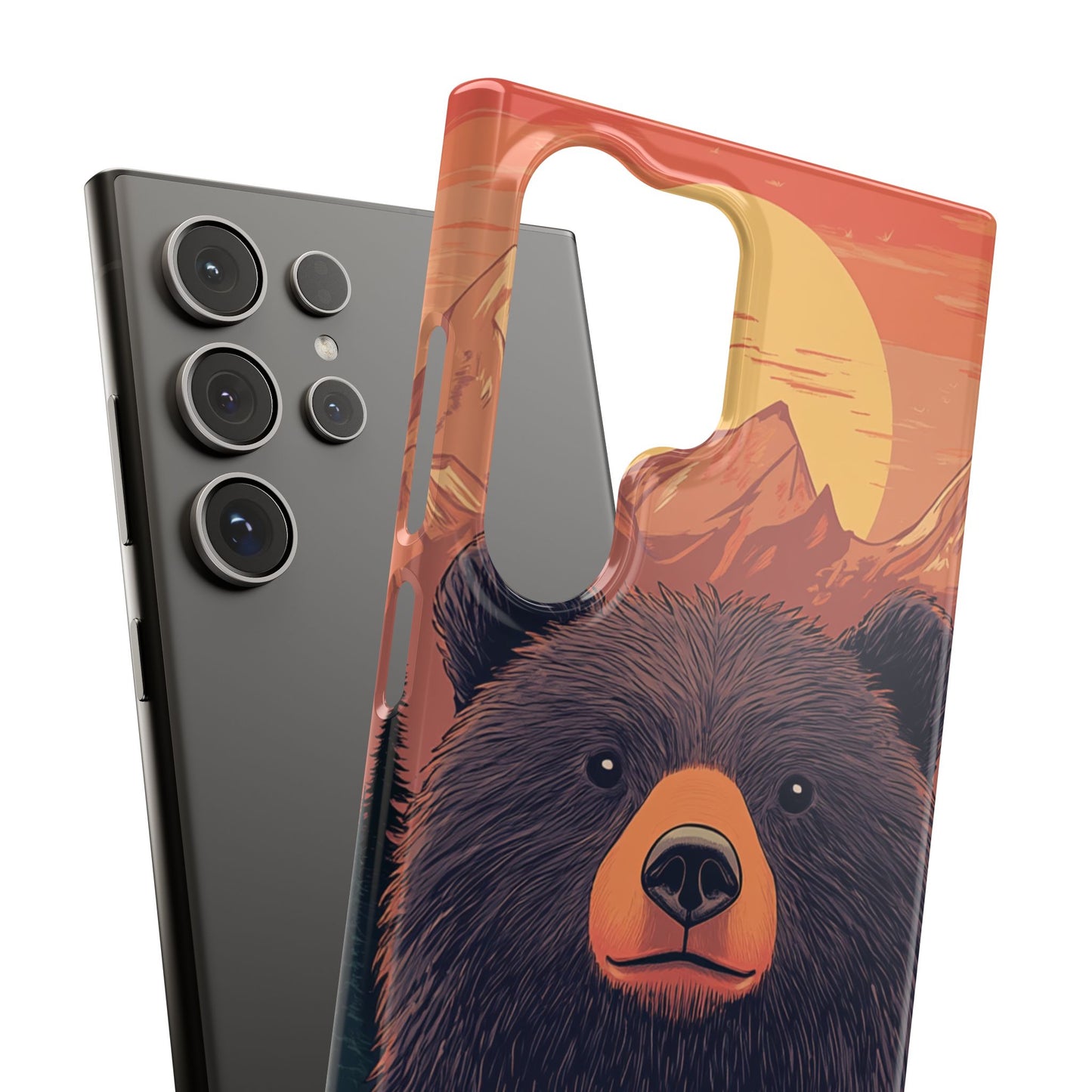 Retro Bear - Snap Case for Samsung Galaxy S24 to S22 al models