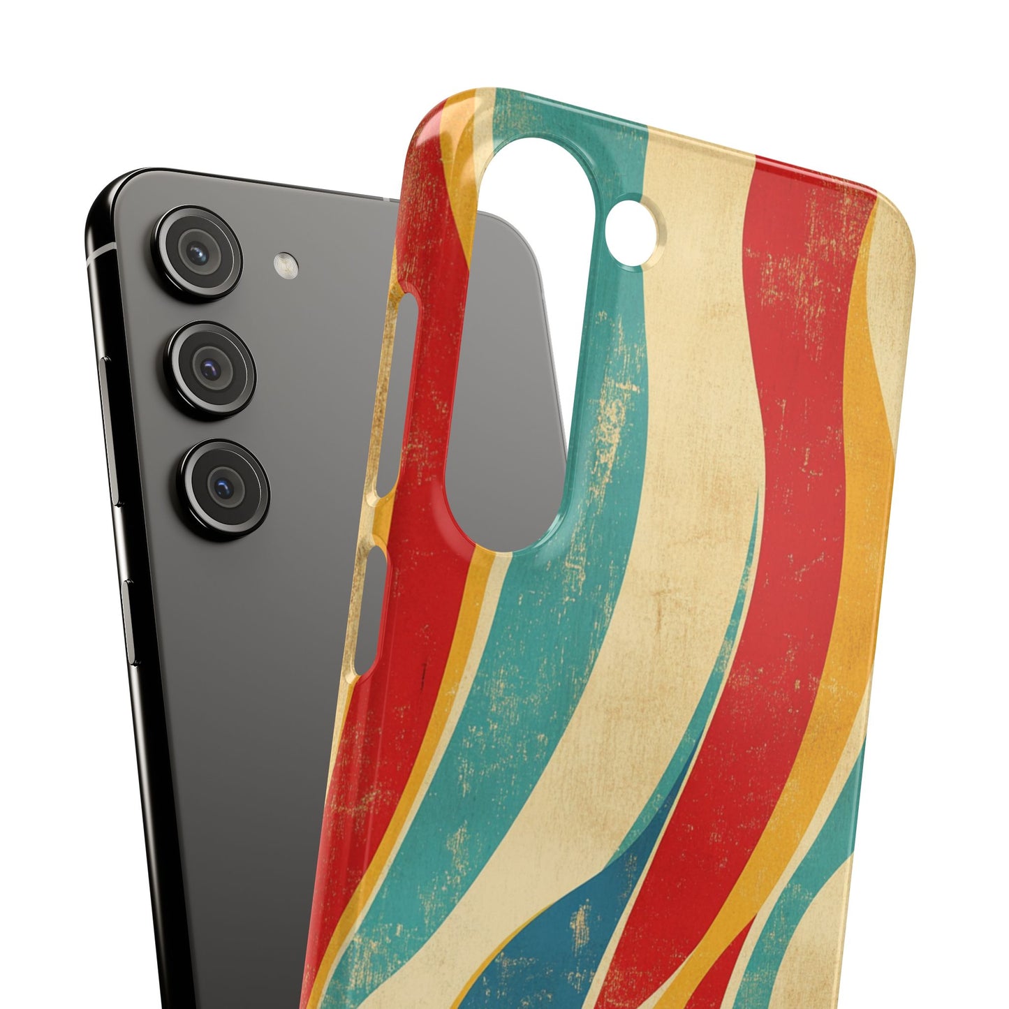 Retro Surf Board - Snap Case for Samsung Galaxy S24 to S22 al models