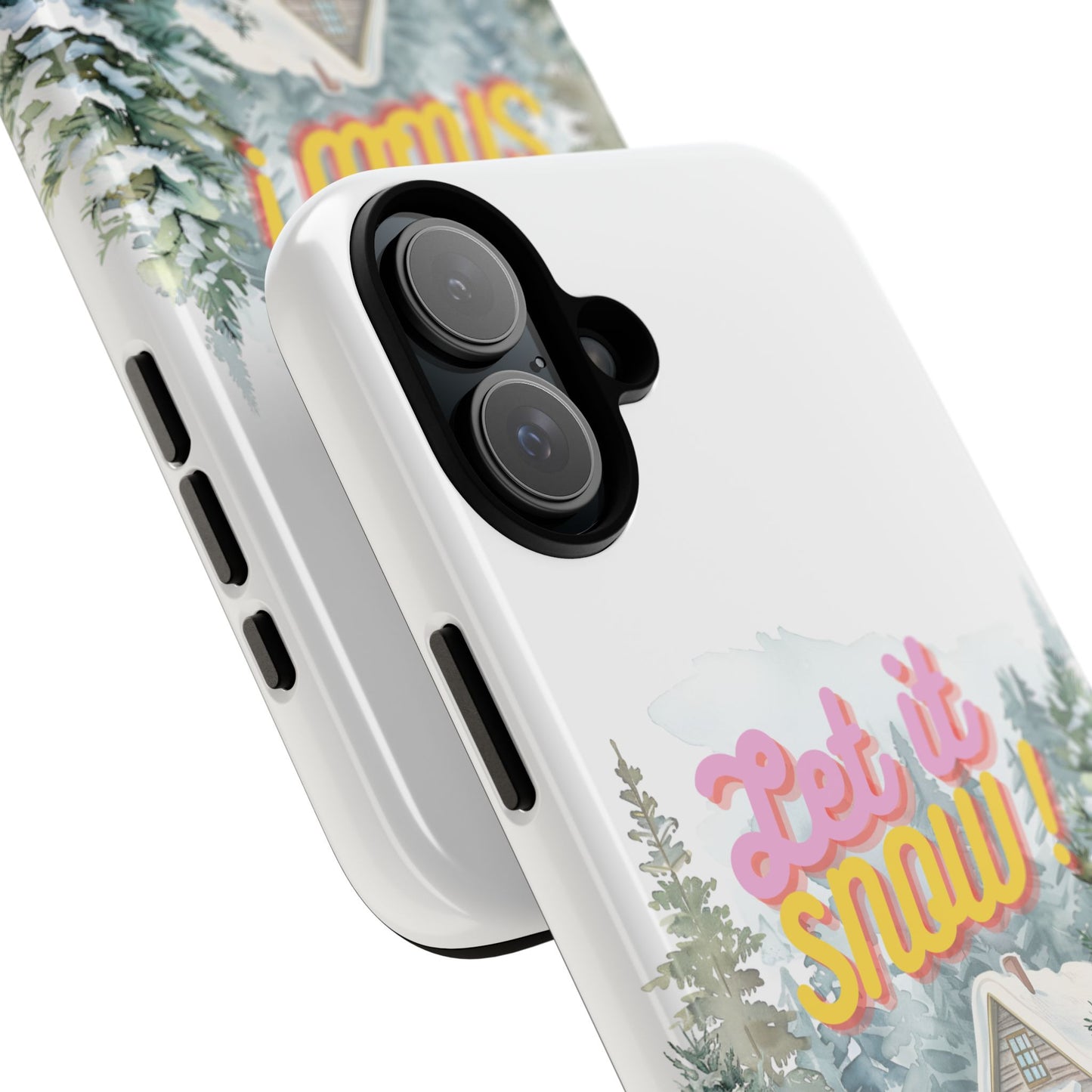 Let it SNOW! for HER - Dual Layer Case, soft case hard shell for iPhone 16/15/14/13