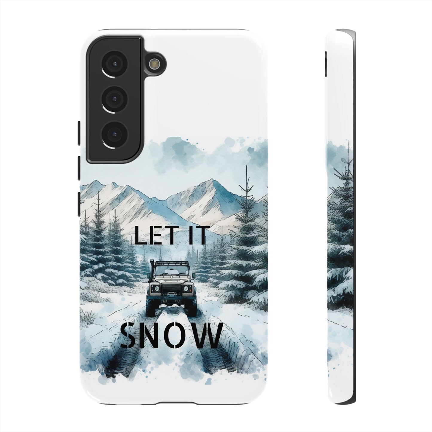 Let it SNOW! for HIM - Dual Layer Case, soft case hard shell for Samsung Galaxy S24/23/22/21