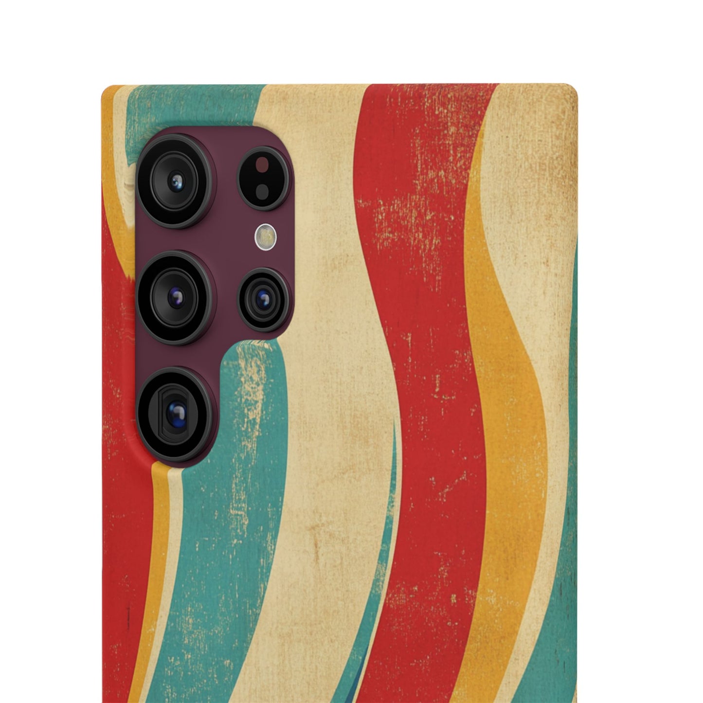 Retro Surf Board - Snap Case for Samsung Galaxy S24 to S22 al models