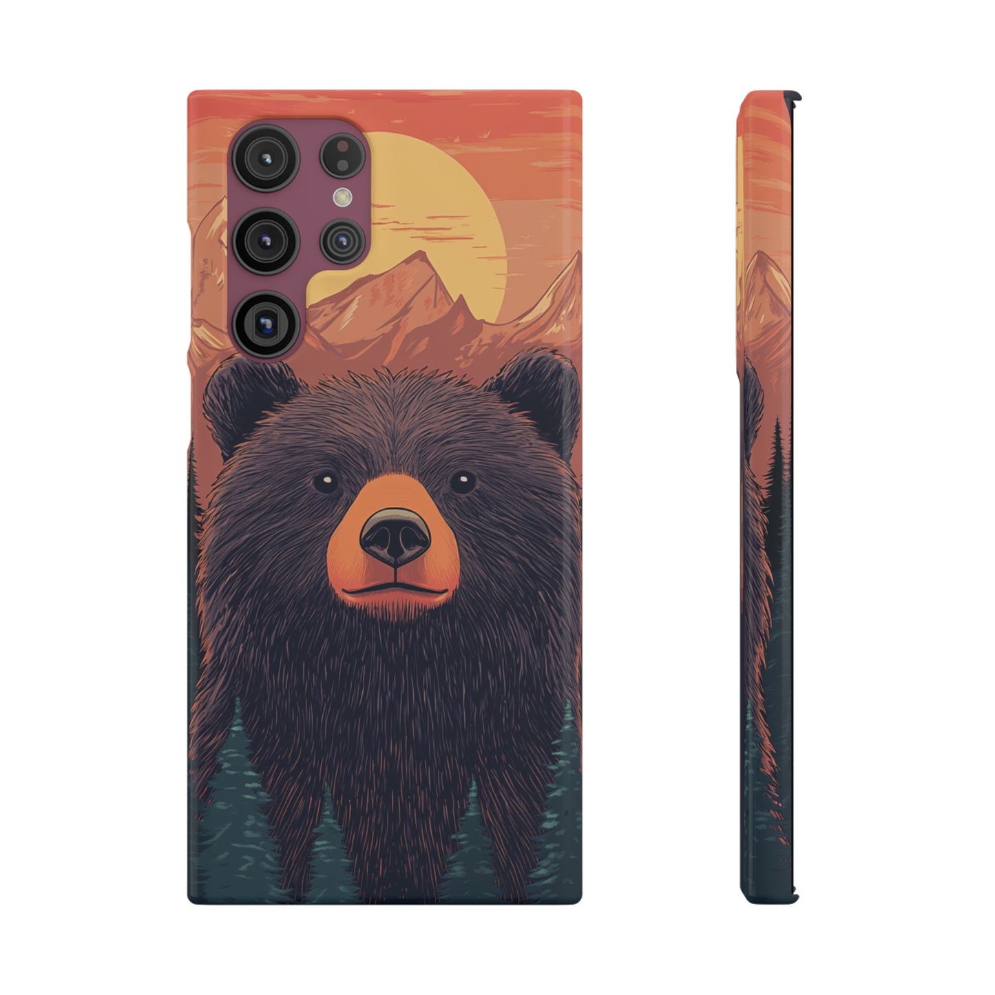 Retro Bear - Snap Case for Samsung Galaxy S24 to S22 al models