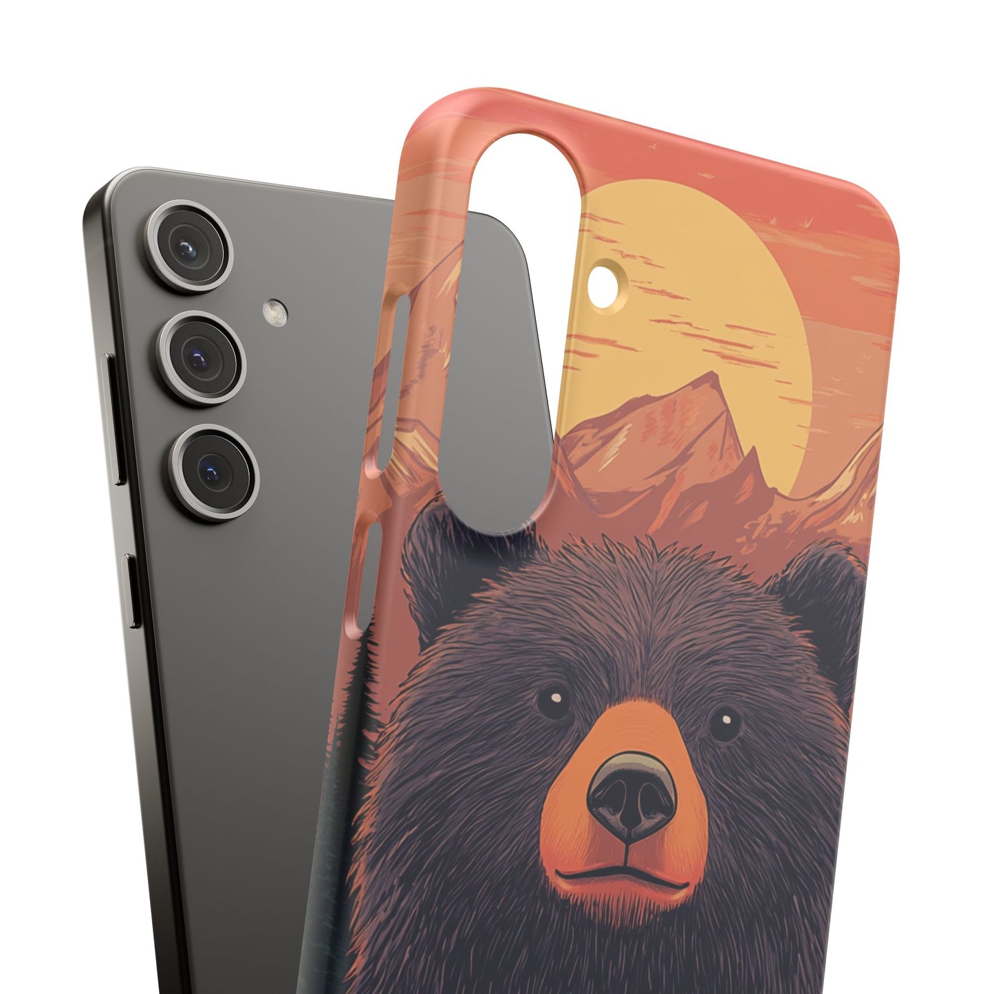 Retro Bear - Snap Case for Samsung Galaxy S24 to S22 al models