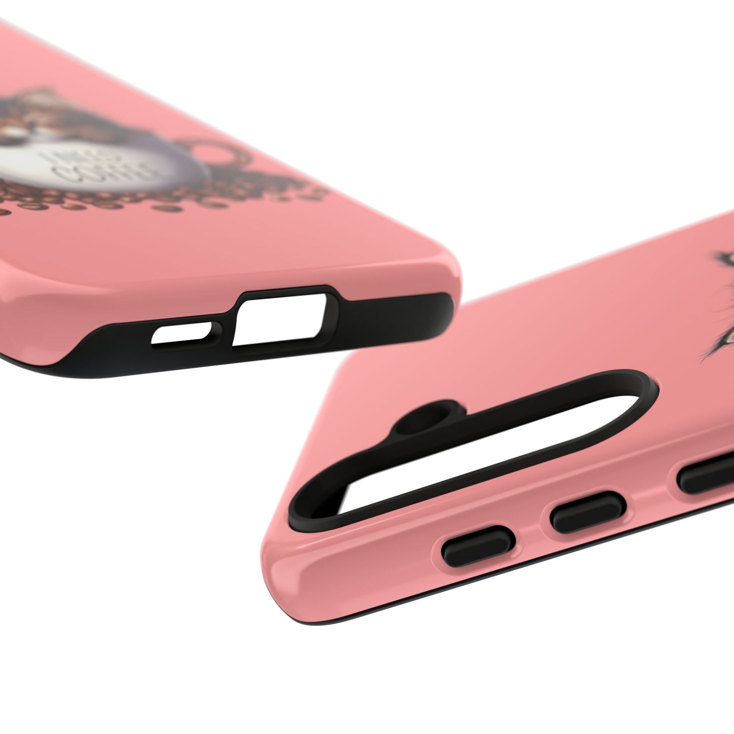 I NEED COFFEE 2 - pink - Dual Layer Case, soft case hard shell for Samsung Galaxy S24 to S22