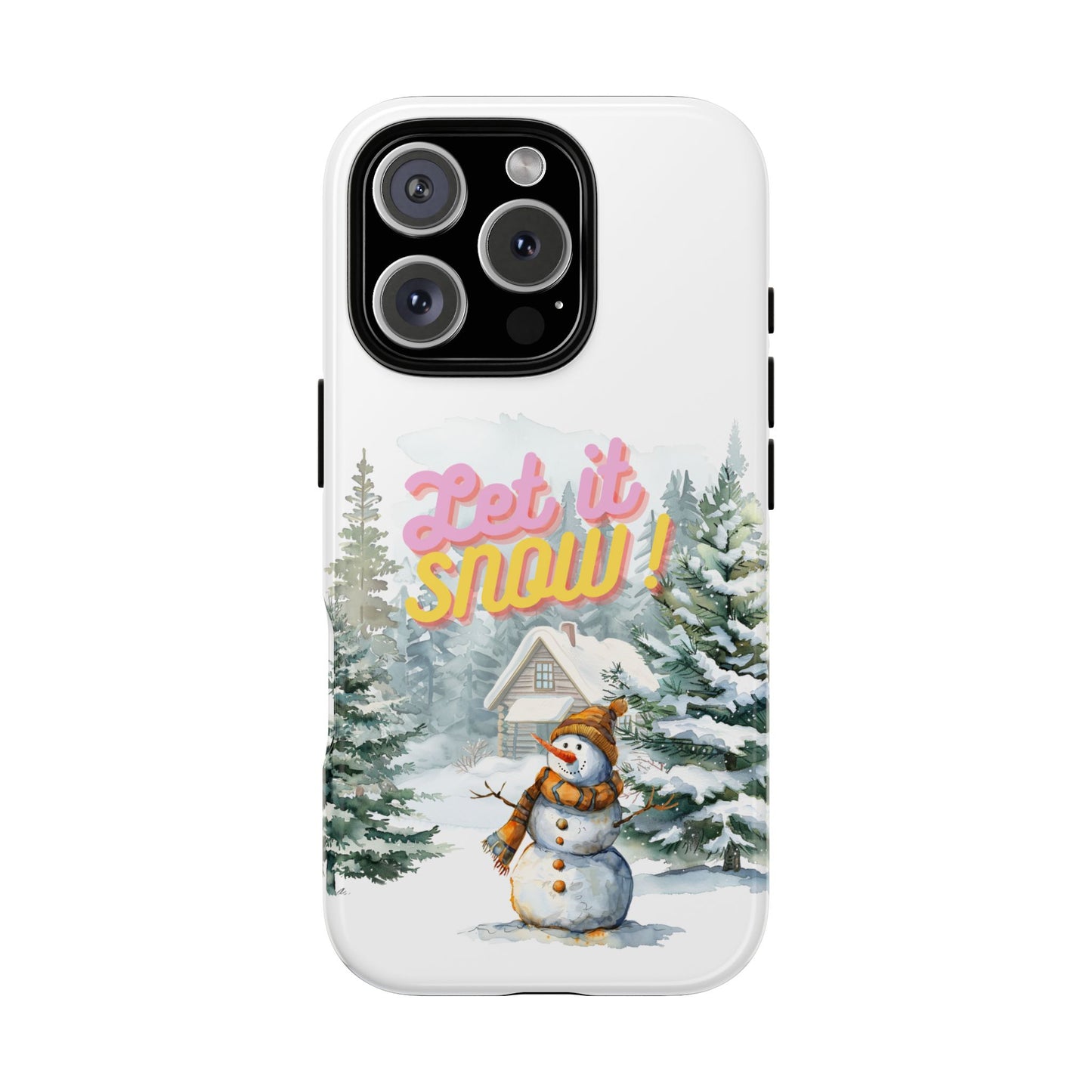 Let it SNOW! for HER - Dual Layer Case, soft case hard shell for iPhone 16/15/14/13