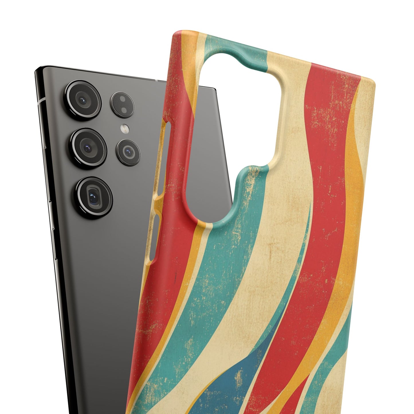 Retro Surf Board - Snap Case for Samsung Galaxy S24 to S22 al models