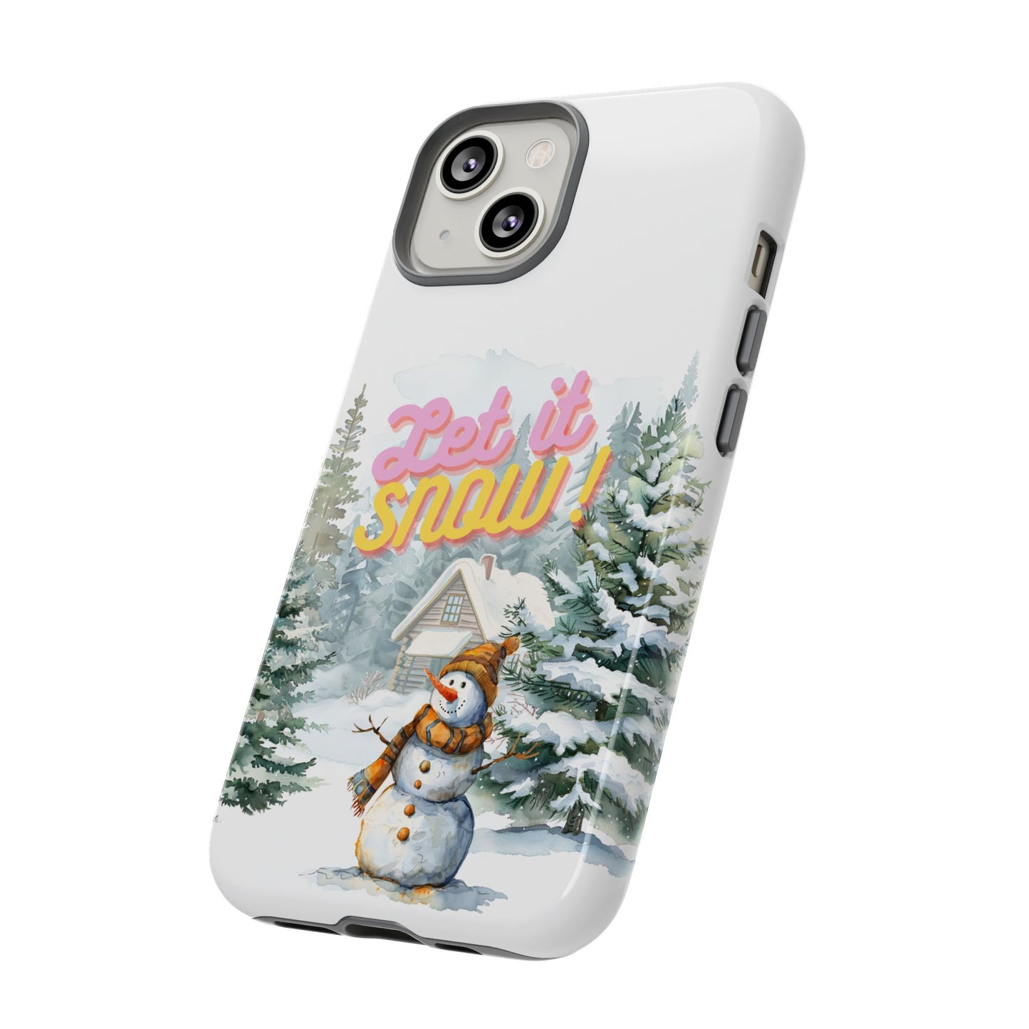 Let it SNOW! for HER - Dual Layer Case, soft case hard shell for iPhone 16/15/14/13