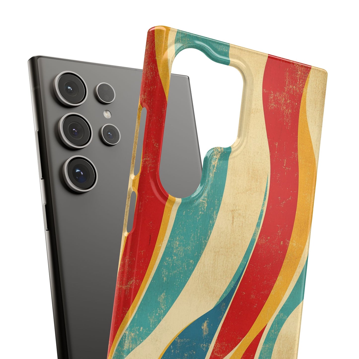 Retro Surf Board - Snap Case for Samsung Galaxy S24 to S22 al models