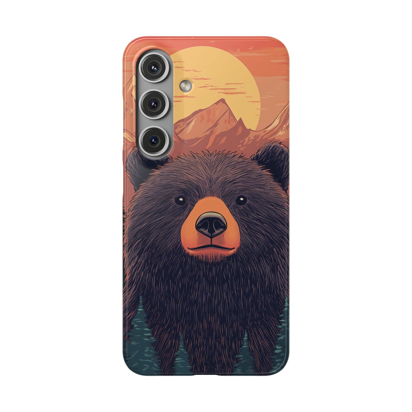 Retro Bear - Snap Case for Samsung Galaxy S24 to S22 al models