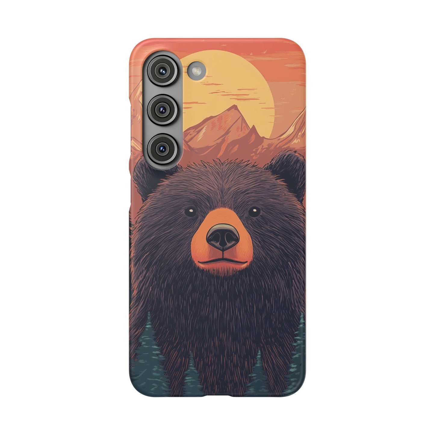 Retro Bear - Snap Case for Samsung Galaxy S24 to S22 al models