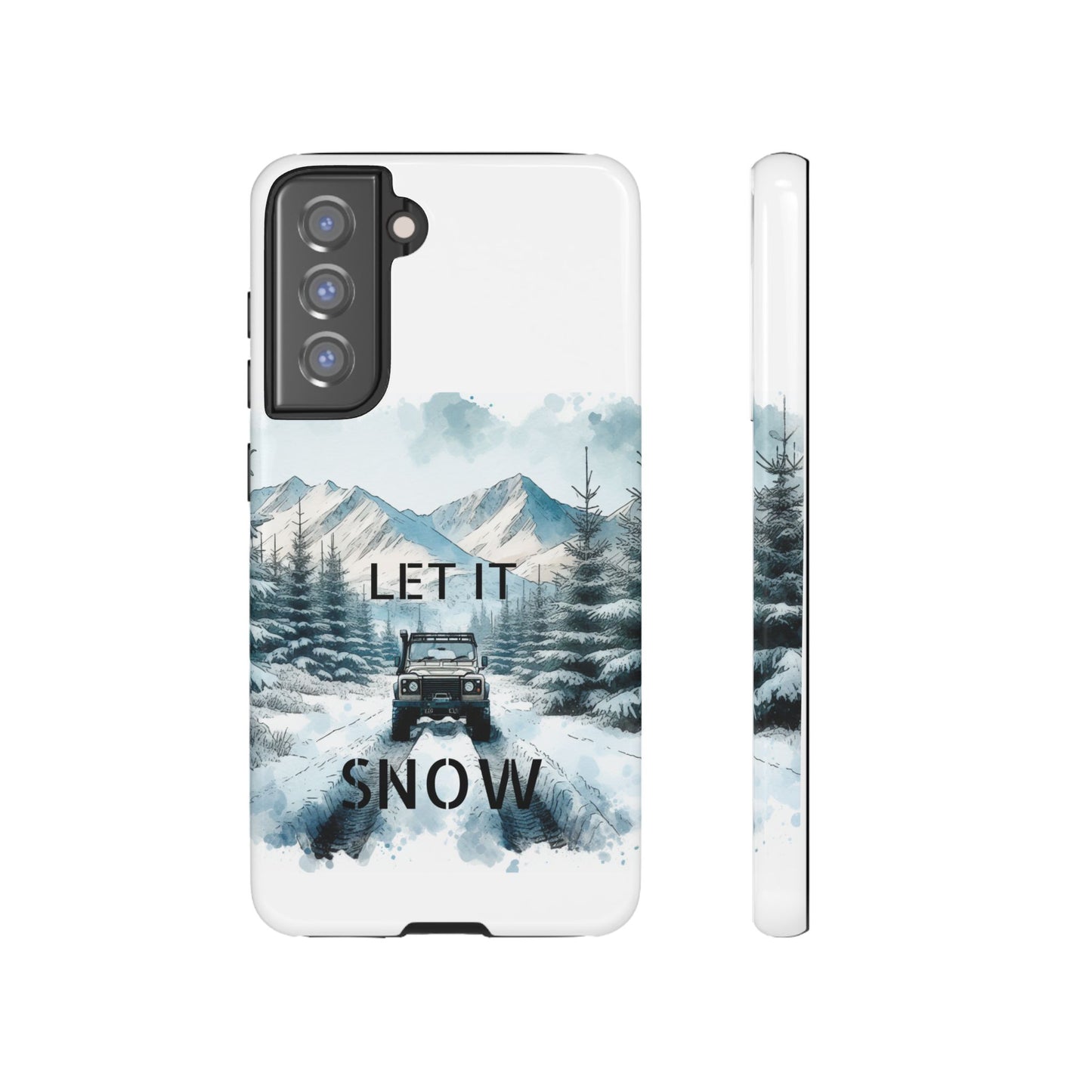 Let it SNOW! for HIM - Dual Layer Case, soft case hard shell for Samsung Galaxy S24/23/22/21