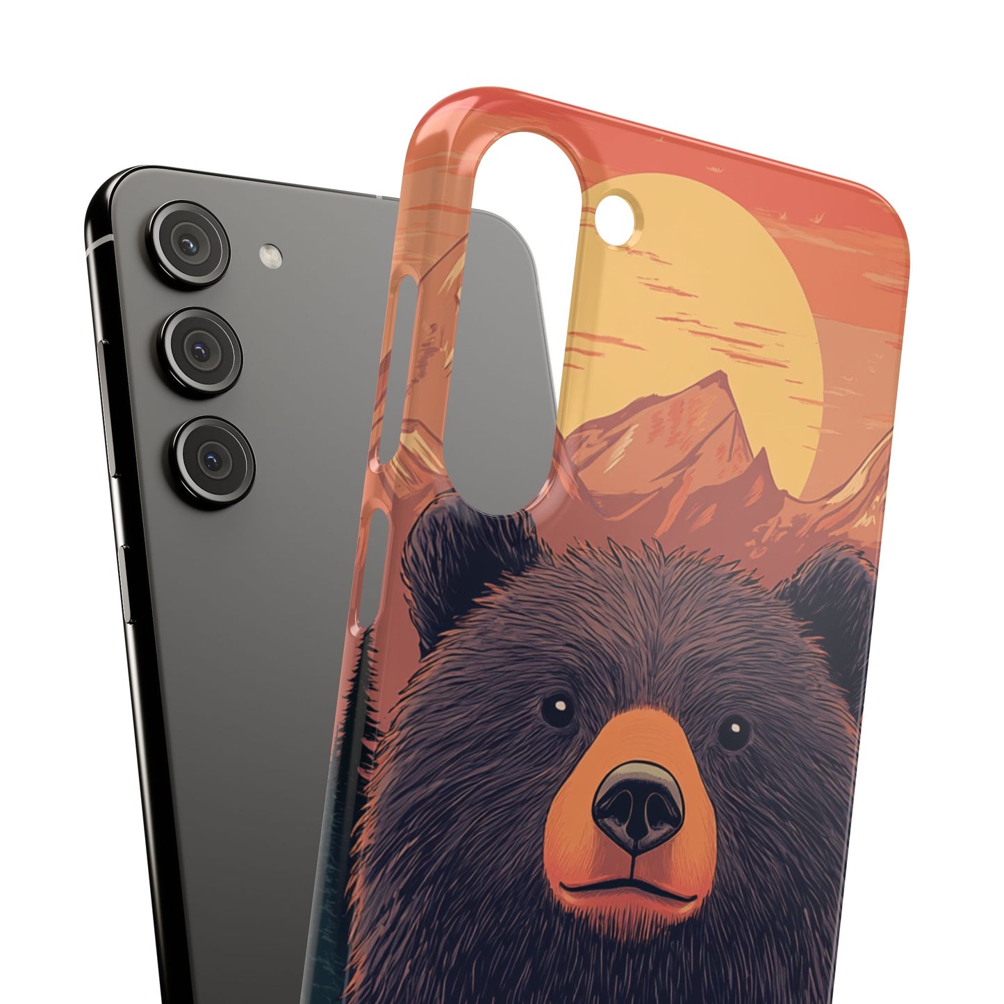 Retro Bear - Snap Case for Samsung Galaxy S24 to S22 al models