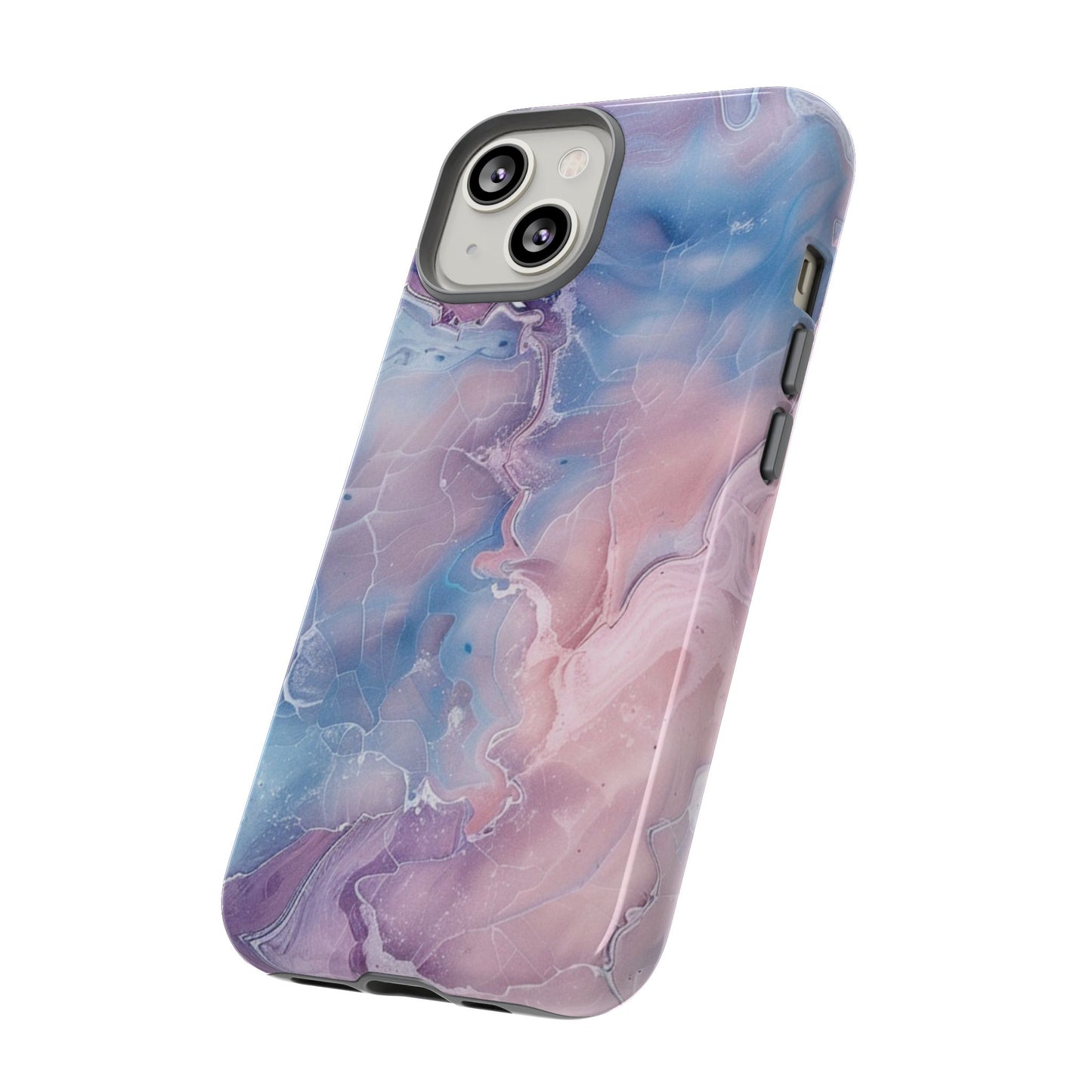 Pastel Marble - Tough Cases With Soft Lining For iPhone 16 to 14